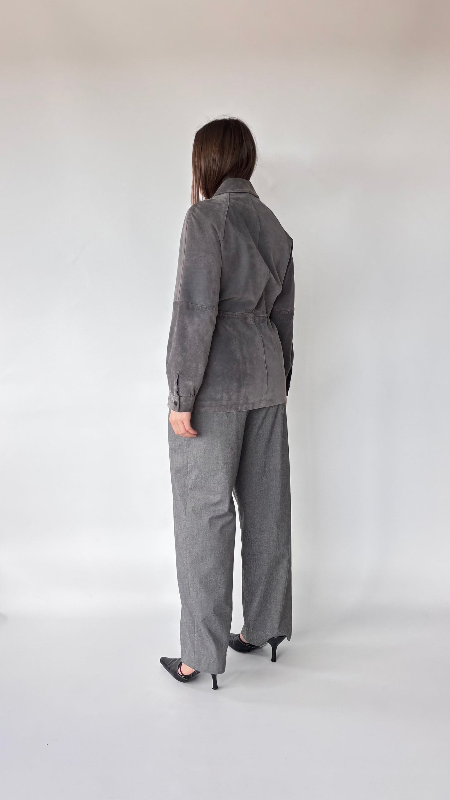 St Michael’s Suede Leather Jacket (6-10)