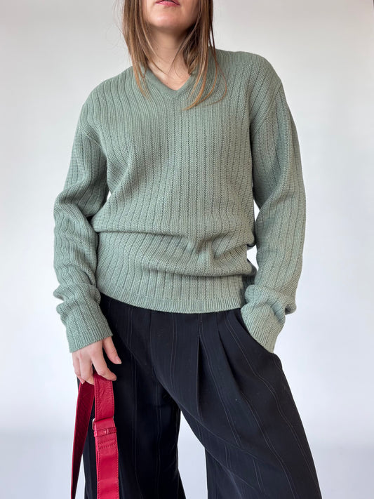 Canterbury Sage Wool Sweater