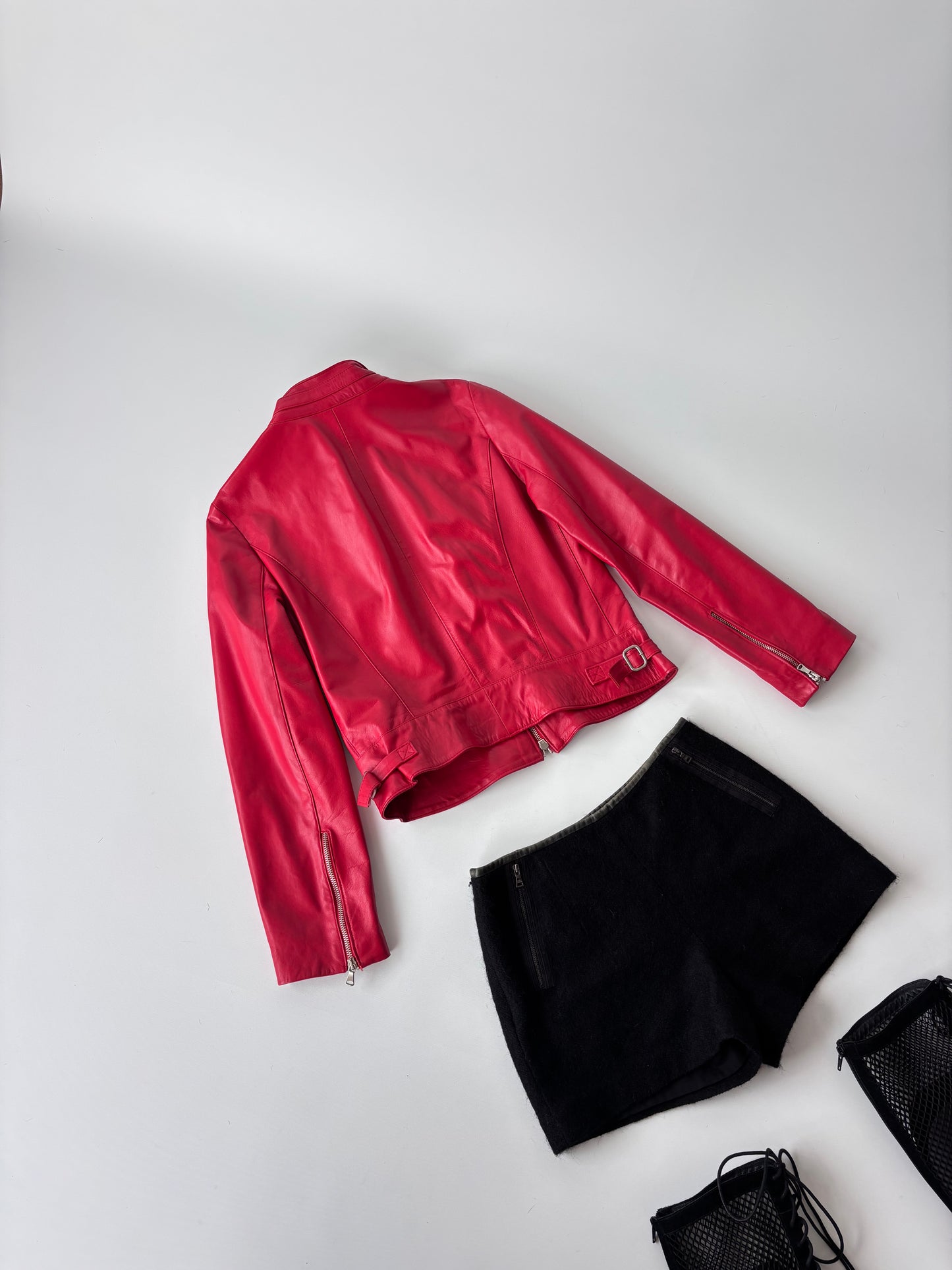 Narvin Leather Moto Jacket