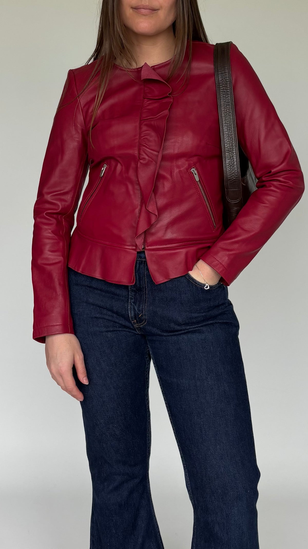 Grace Hill Leather Jacket (8-10)