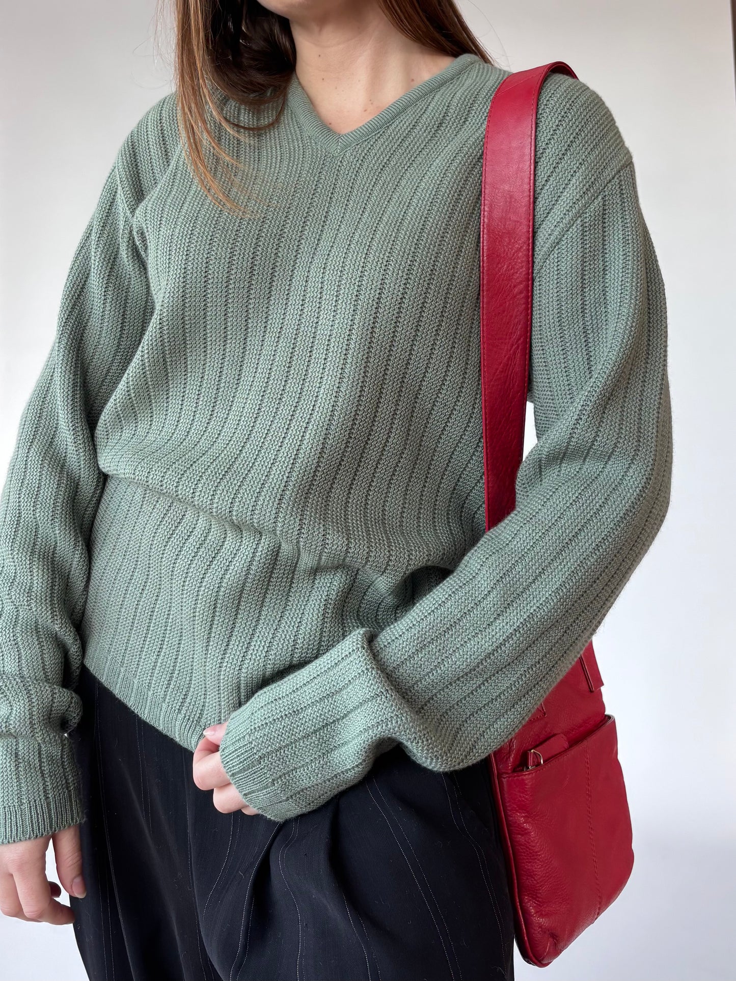 Canterbury Sage Wool Sweater