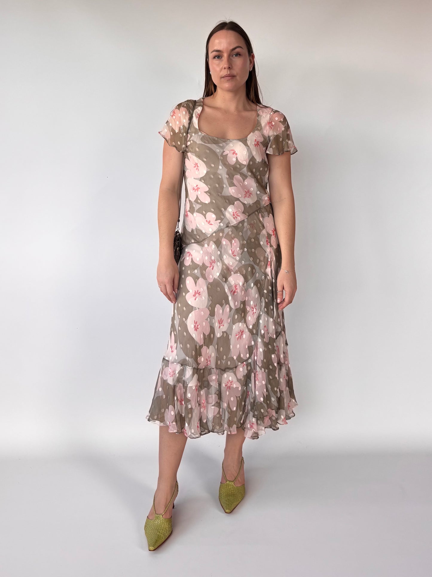 Fenn Wright Manson Silk Floral Dress (10-12)