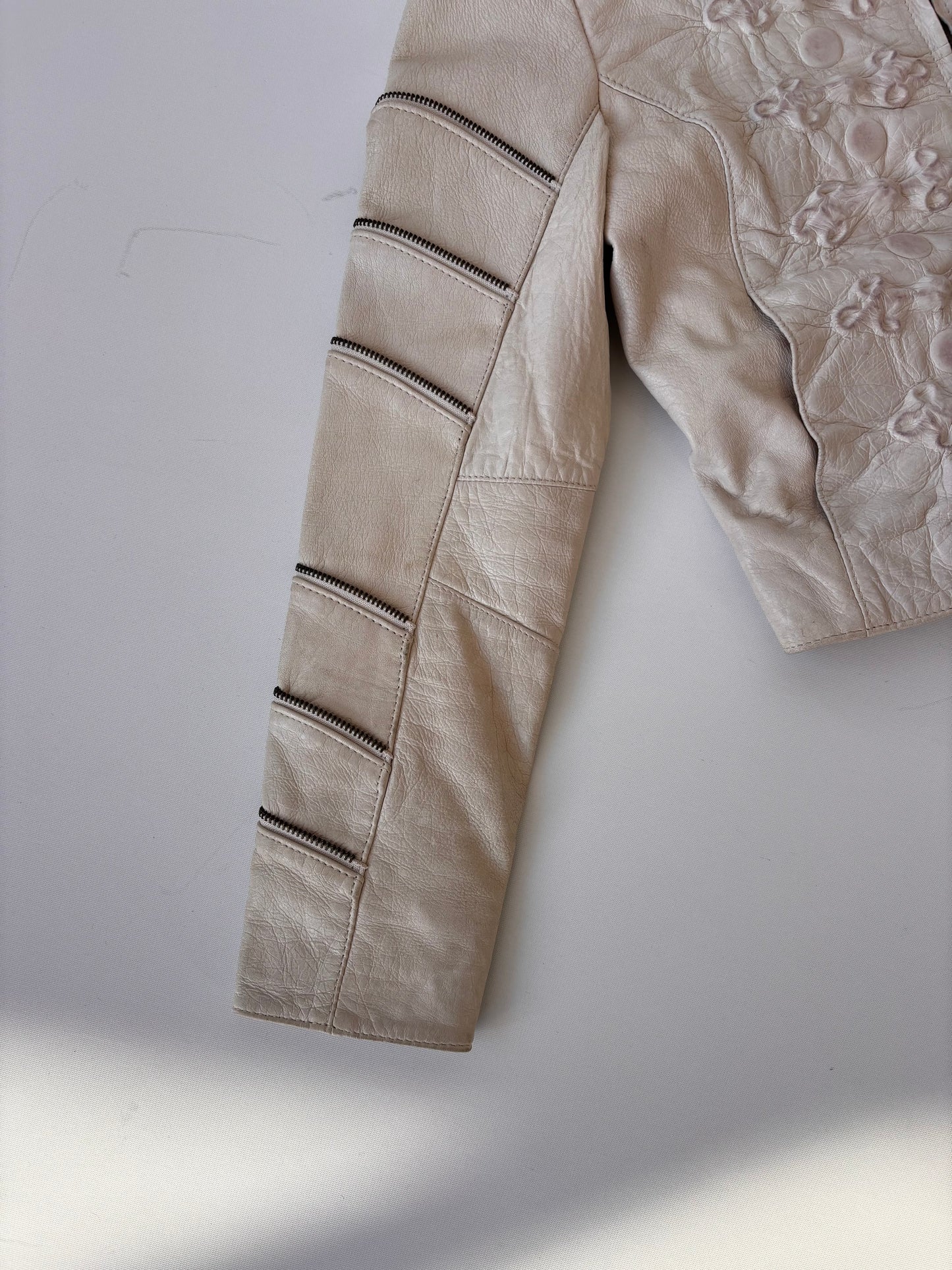 Ben Sherman Military-Inspired Leather Jacket (6-10)