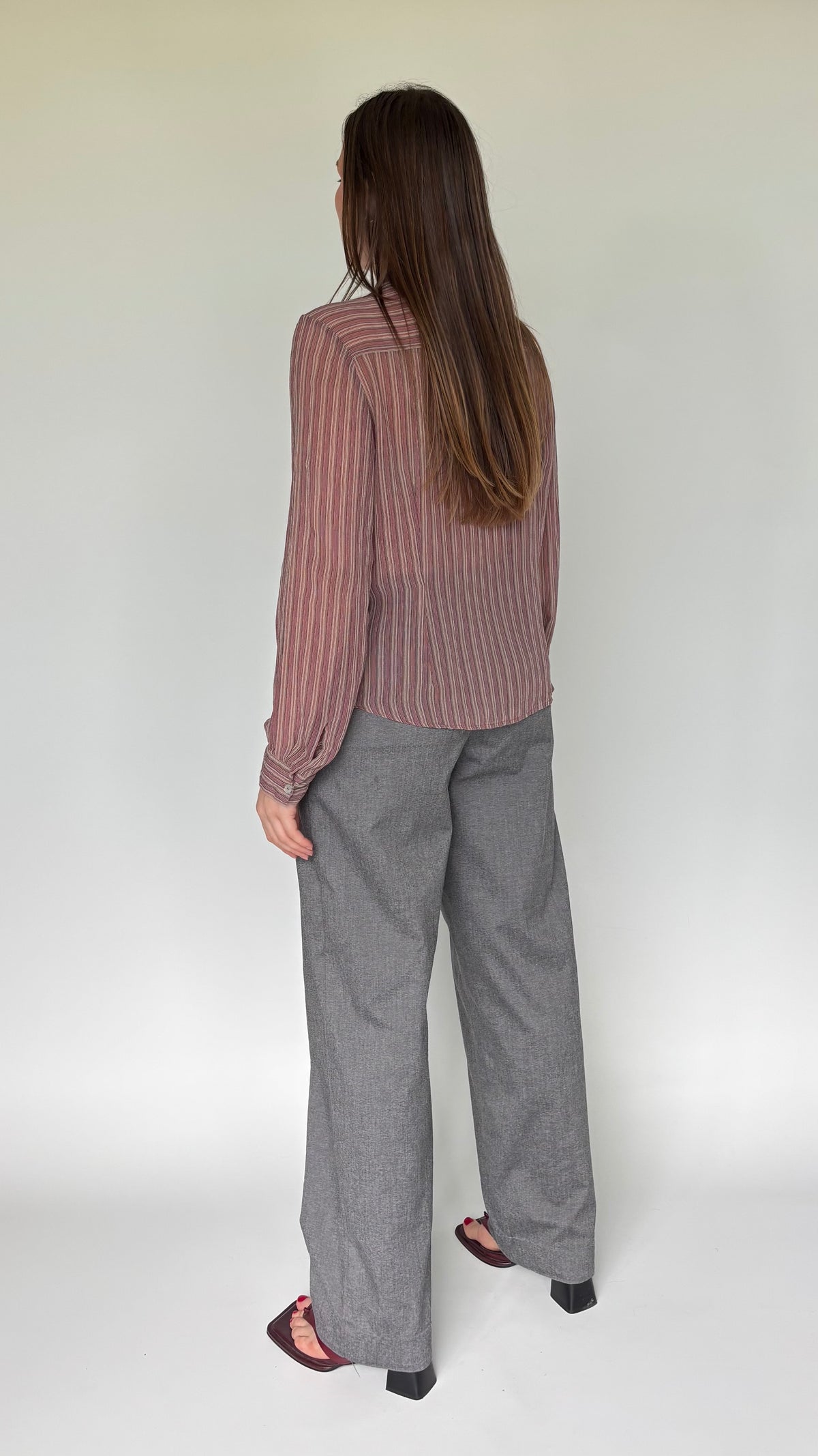 Monsoon Silk Stripe Top
