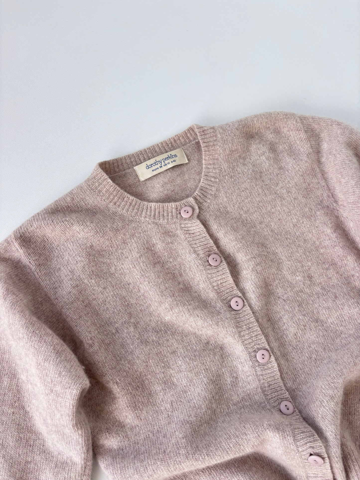 Dorothy Perkins Oatmeal Angora Blend Cardigan