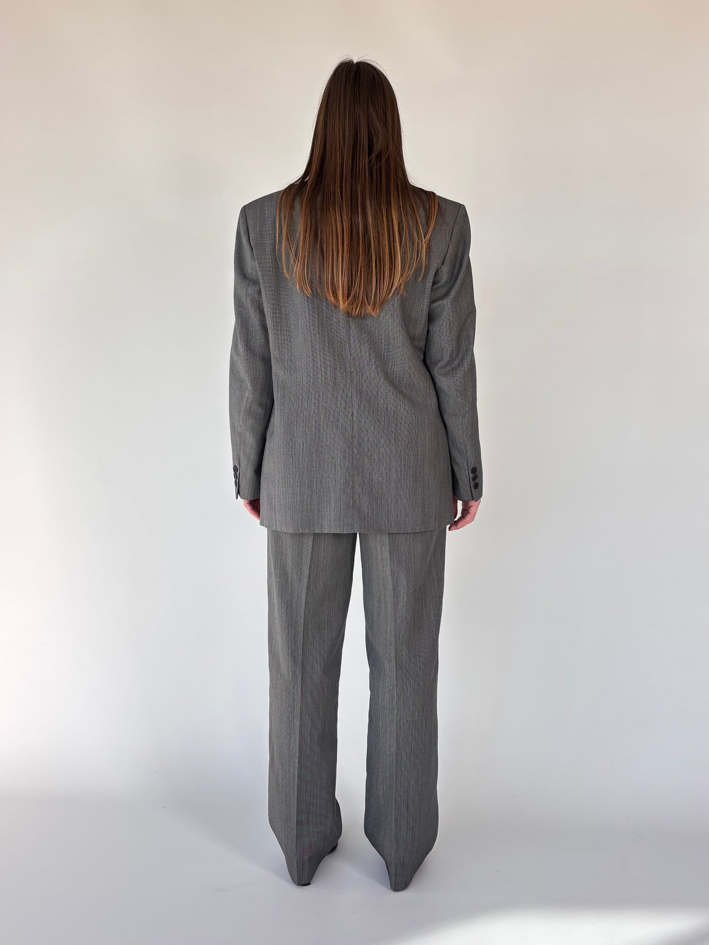 Rembrandt Wool Stripe Pant Suit