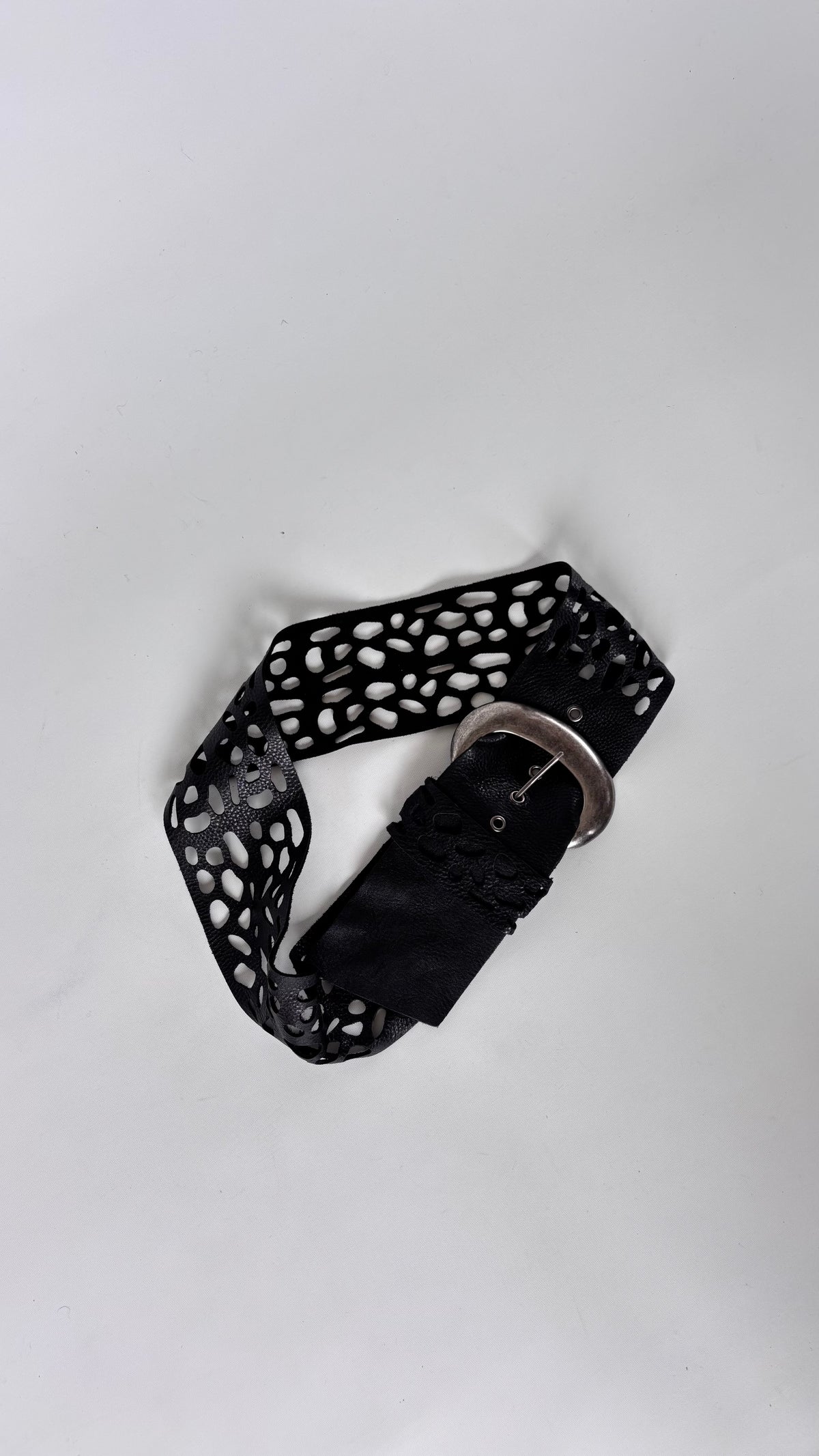 Limited Express Laser Cut Leather Belt (10-14)