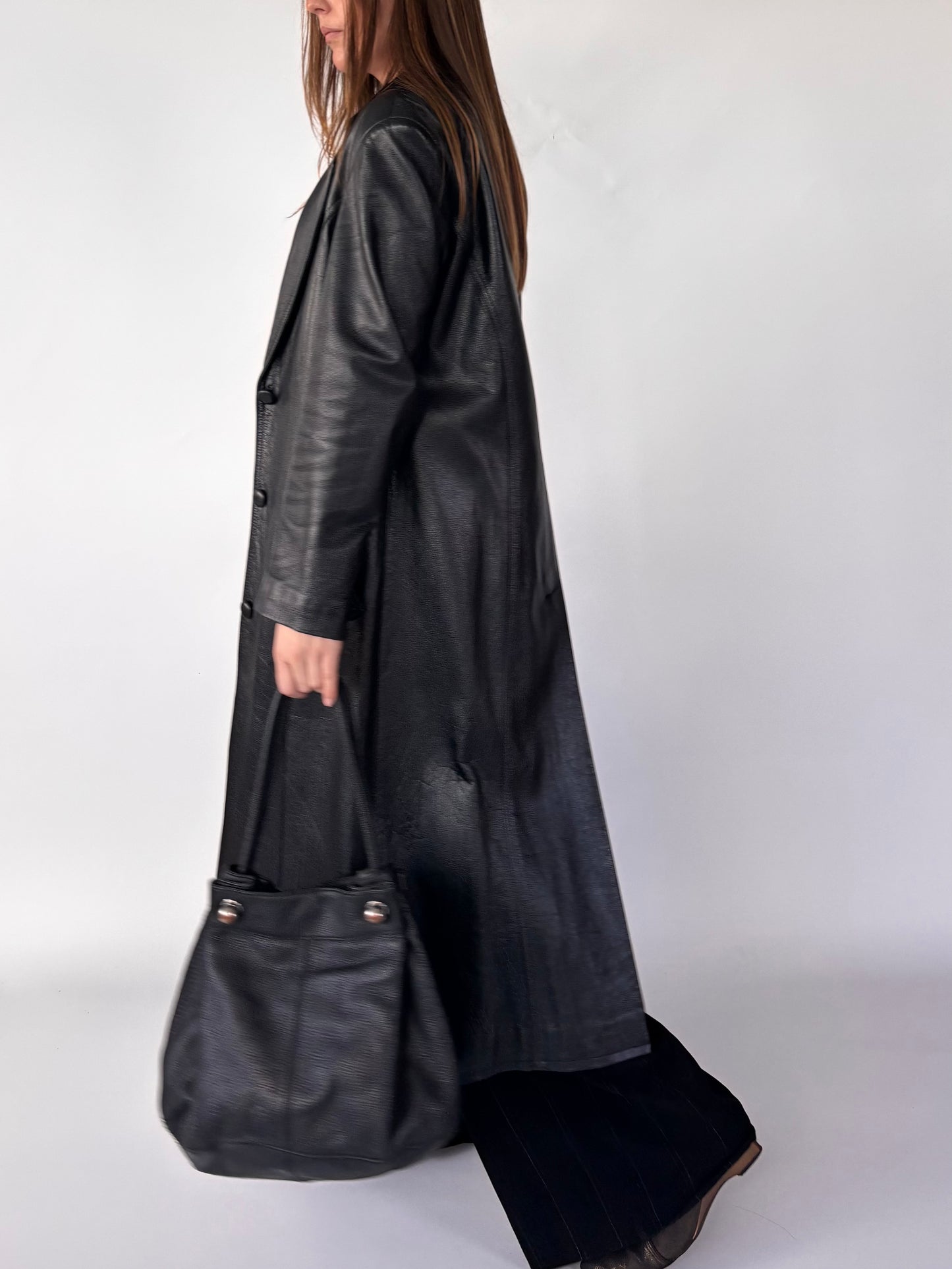 Valencia Leather Trench Coat (6-10)