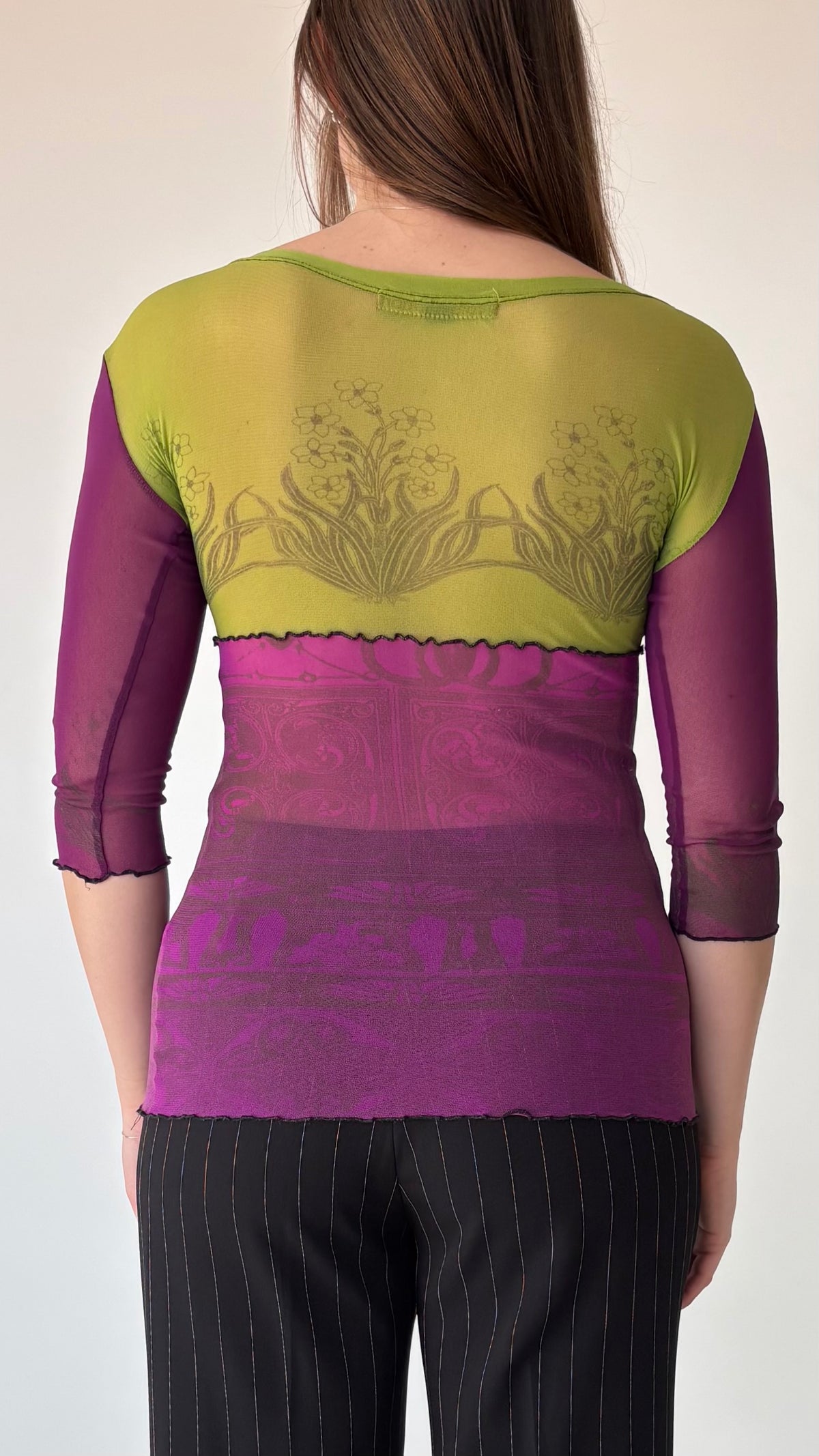 Roisin Dubh Printed Mesh Top