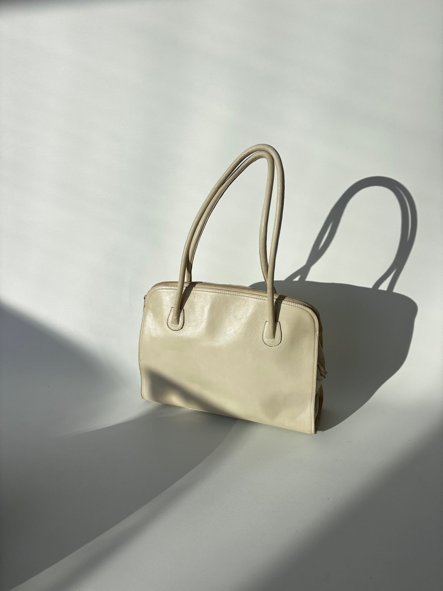 Cellini Cream leather bag