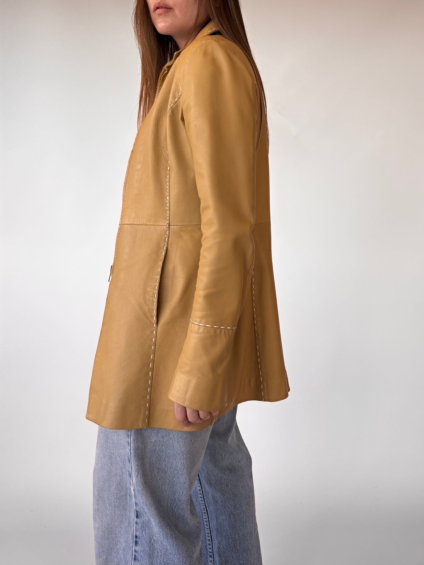Melasti Tan Leather Jacket (6-10)