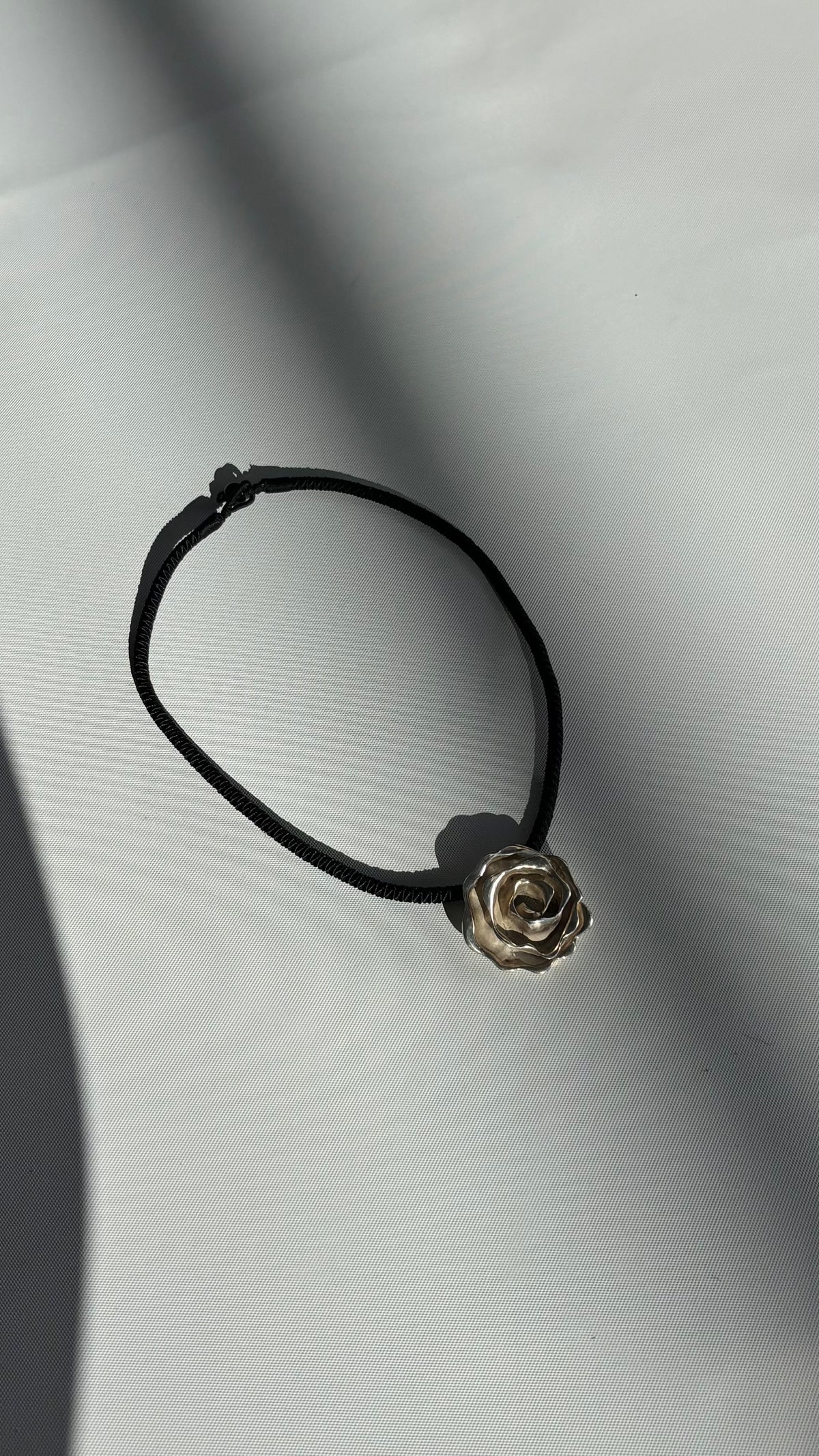 Rosette 925 Silver Pendant Necklace
