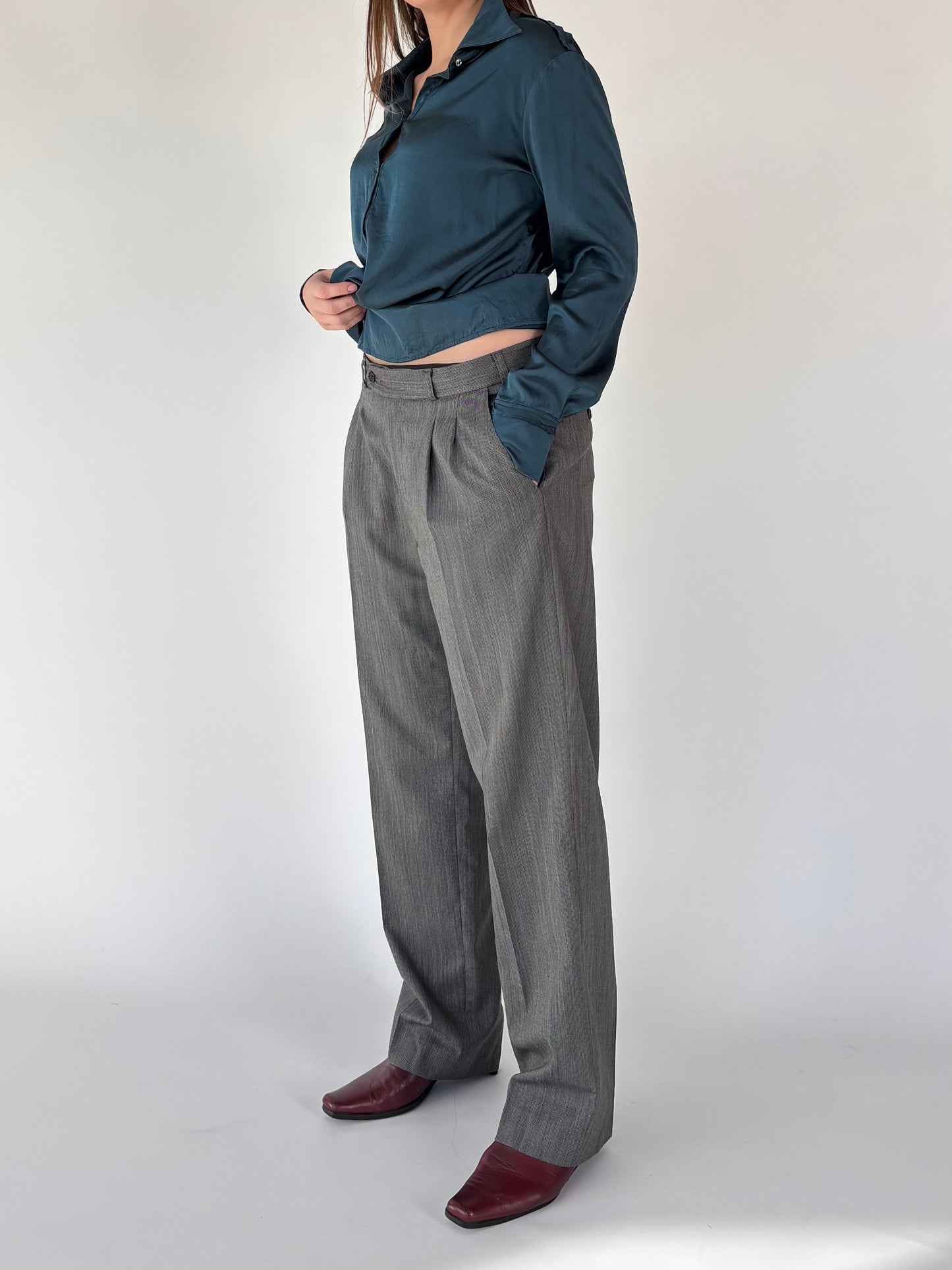 Rembrandt Wool Stripe Pant Suit
