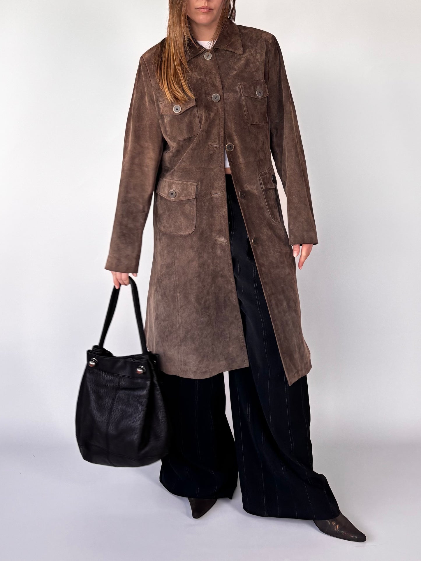 2000’s Ecco Leather Slouch Bag