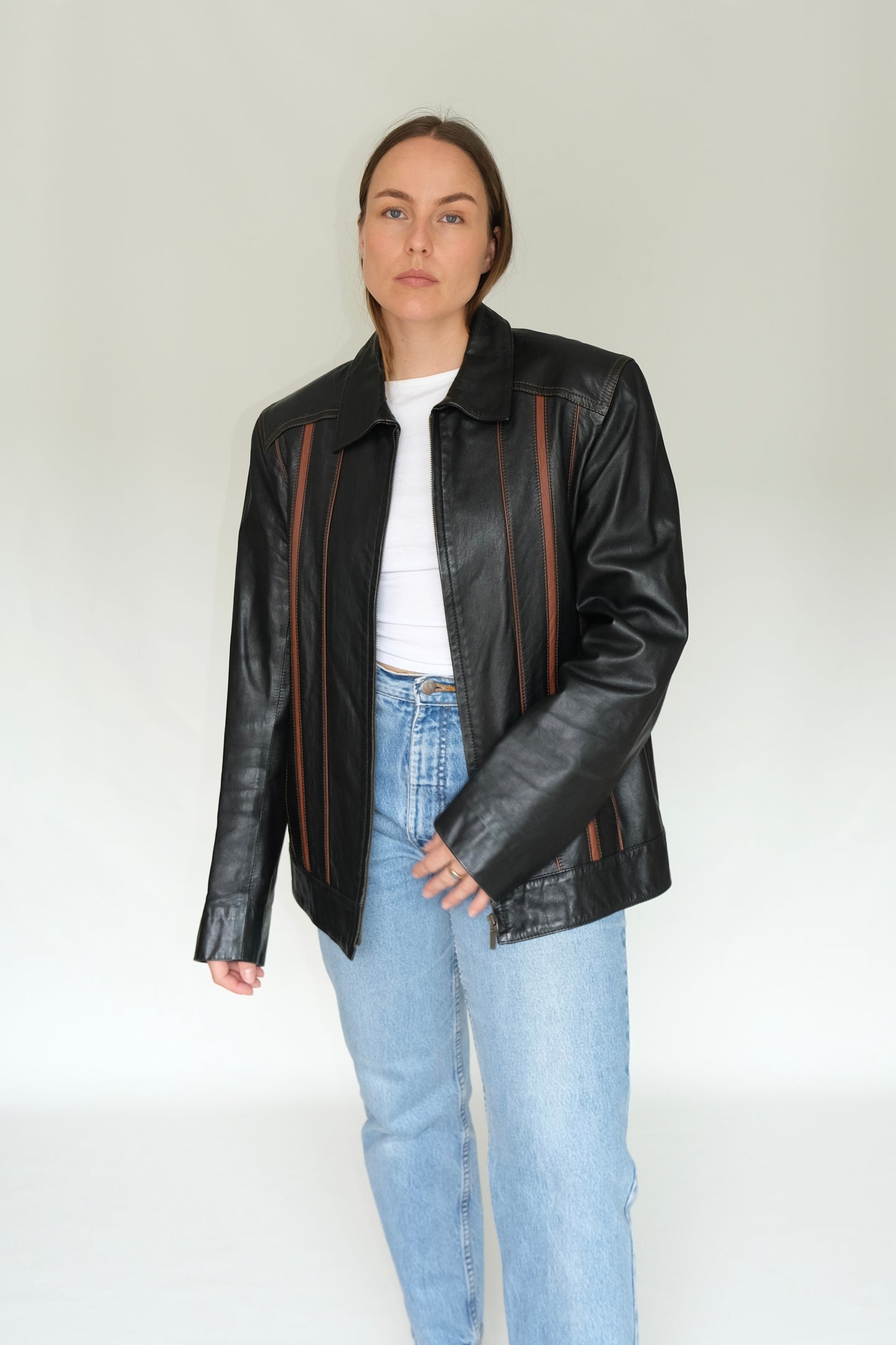 Caroline Moore Leather Jacket