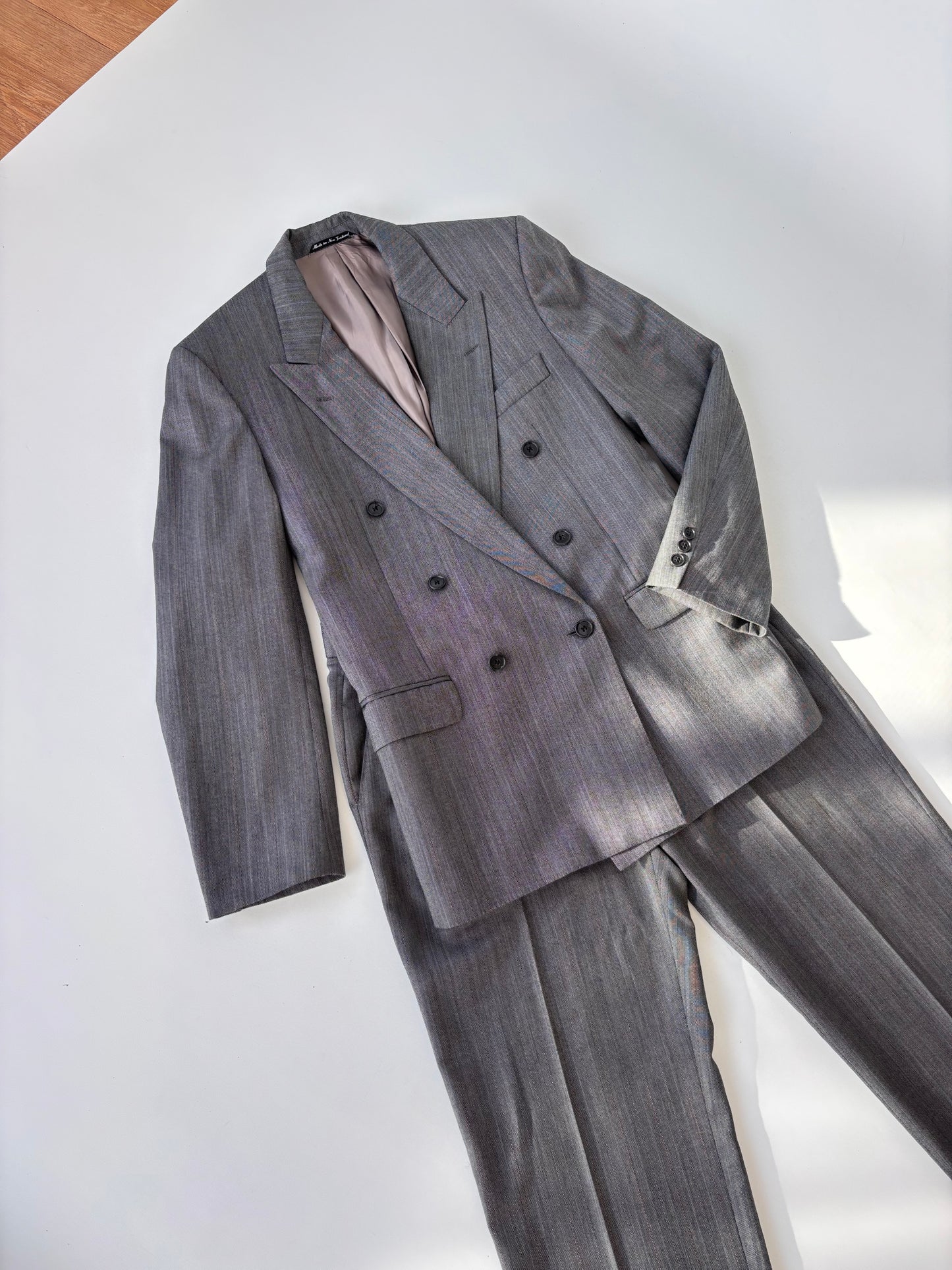 Rembrandt Wool Stripe Pant Suit