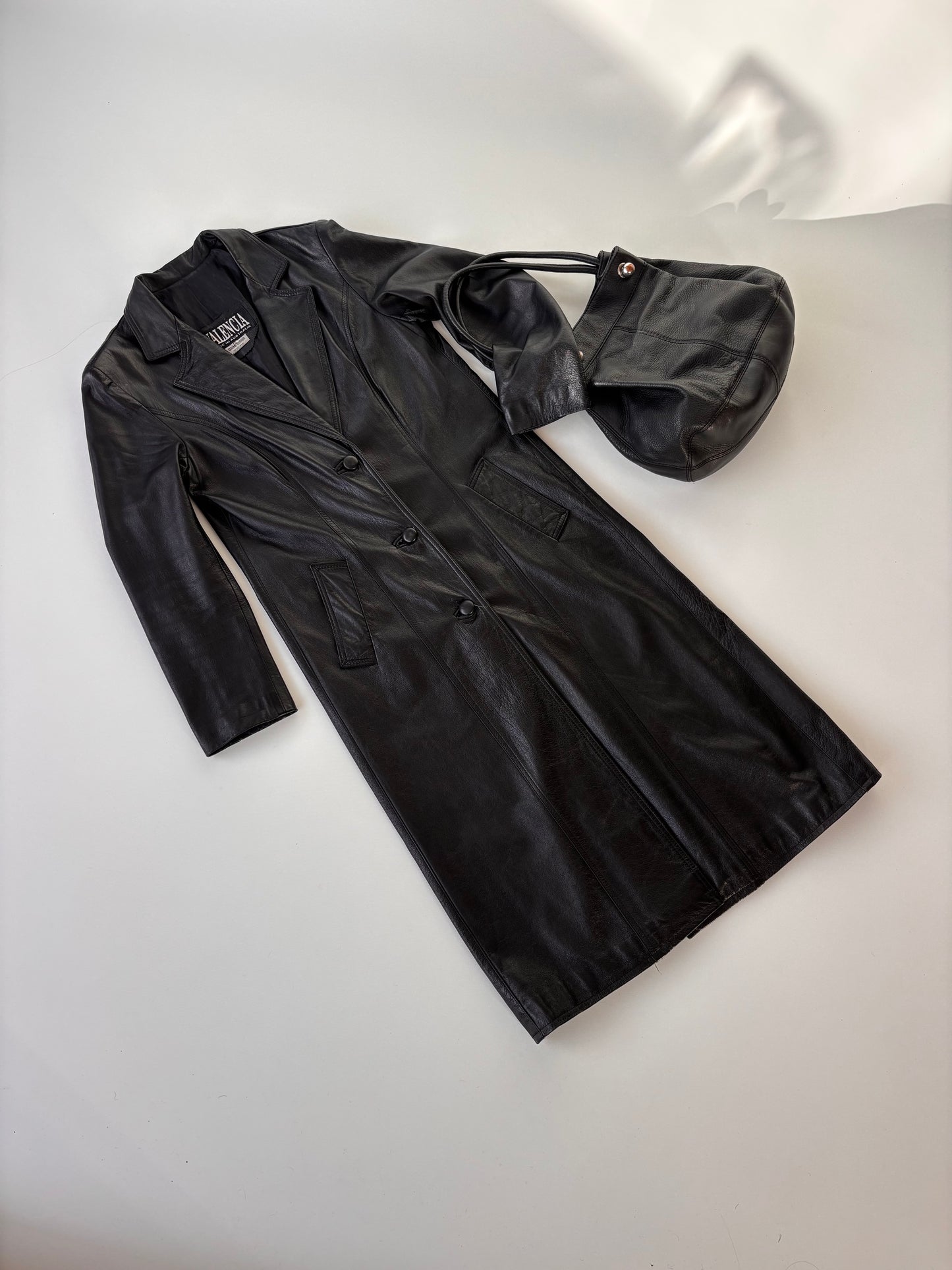 Valencia Leather Trench Coat (6-10)