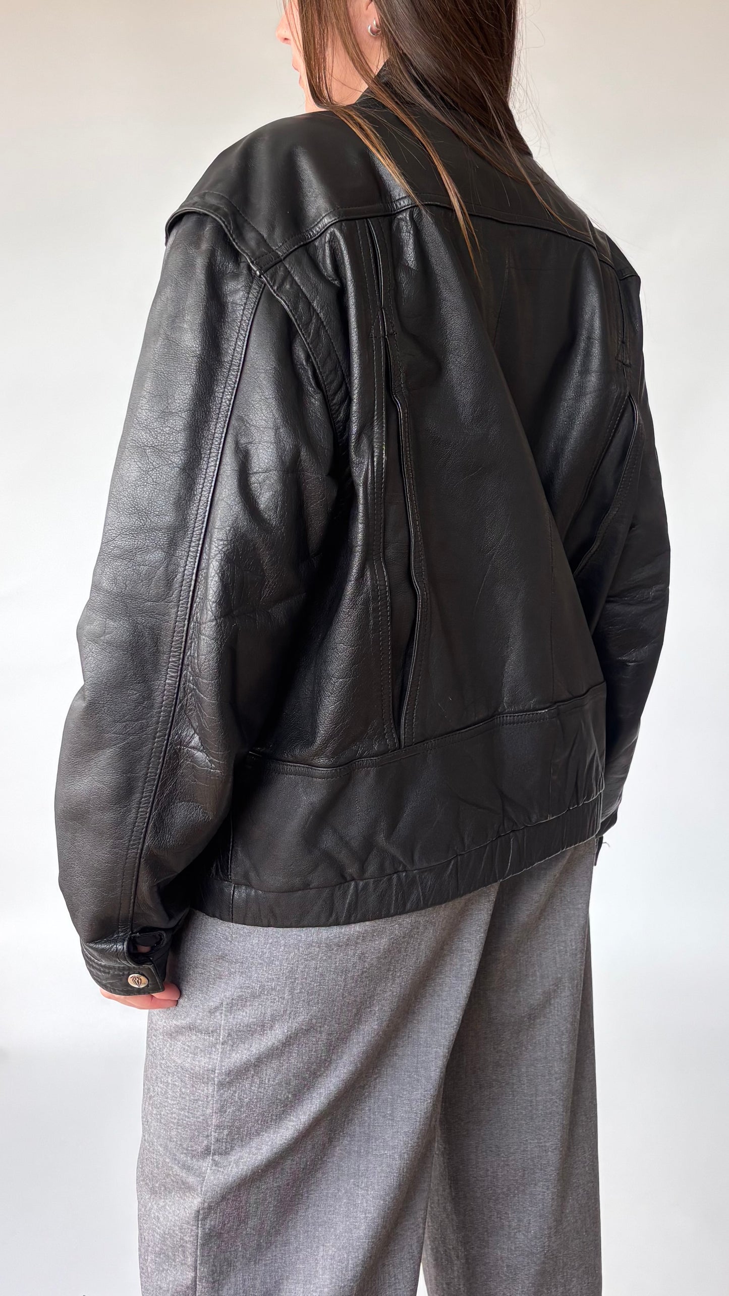 Altitude Korean Cafe Racer Leather Jacket