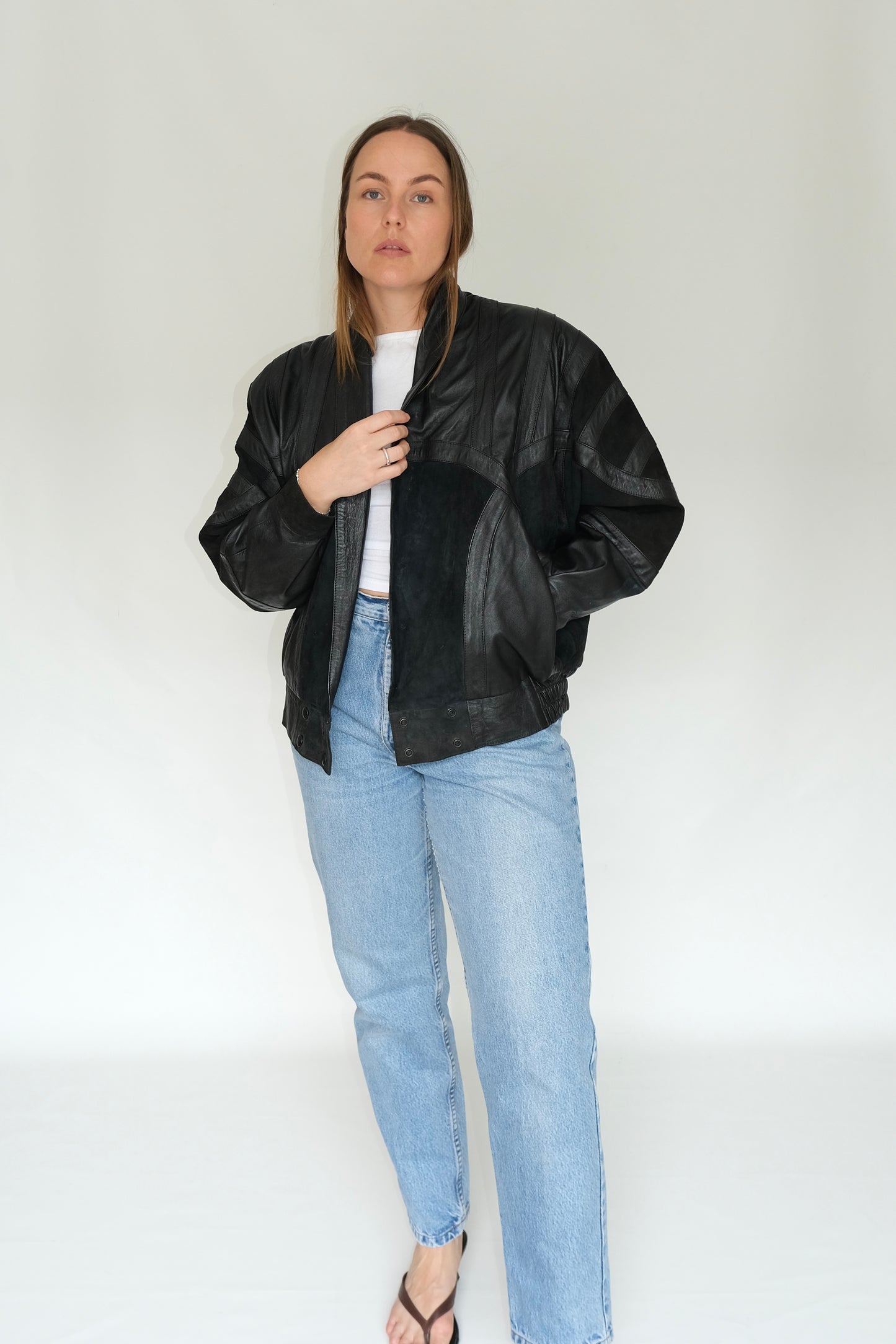 La Mode 80’s Leather Jacket