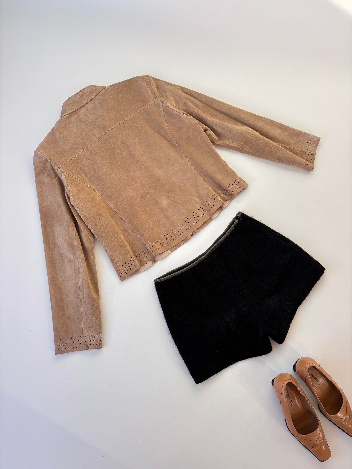 Wallis Suede Perforated Jacket