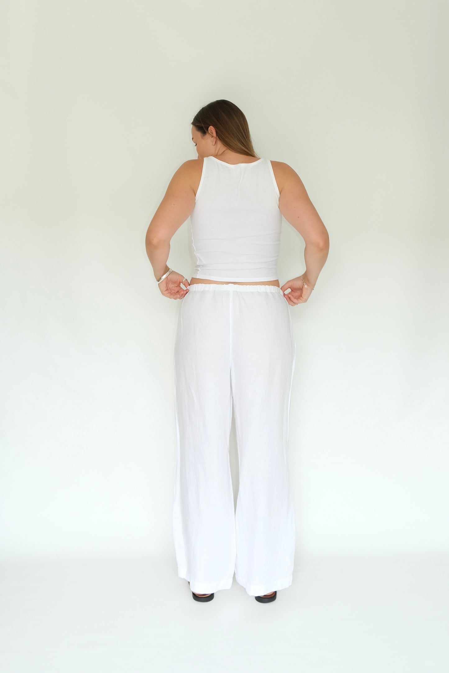 Chicos Linen Trousers