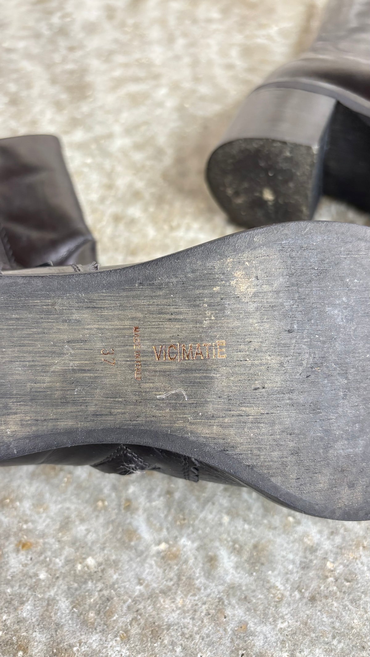 Vic | Matie Italian Leather Boots (37)