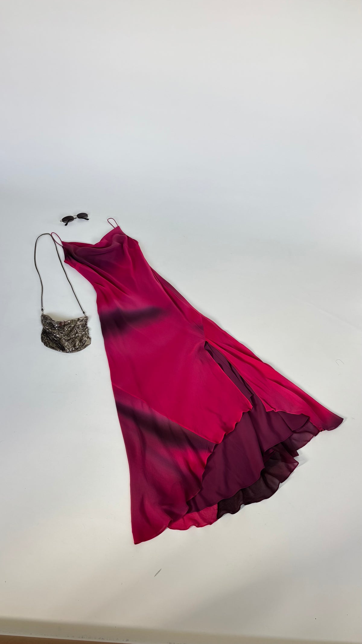 Monsoon Silk Bias Dress (8-10)