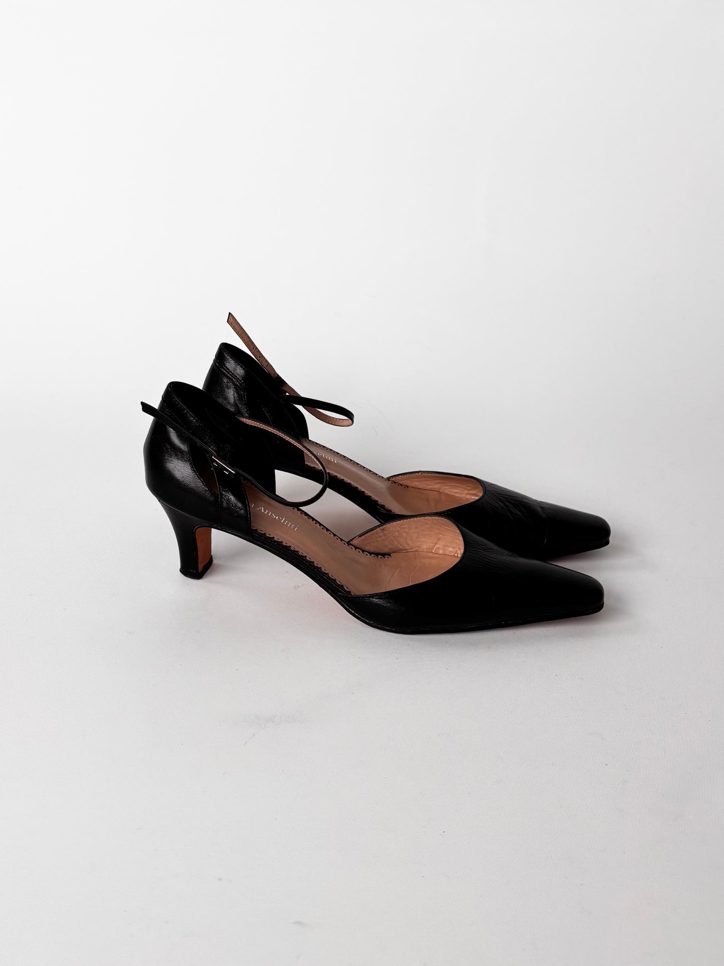 Isabella Anselmi Leather Kitten heels (40/41)