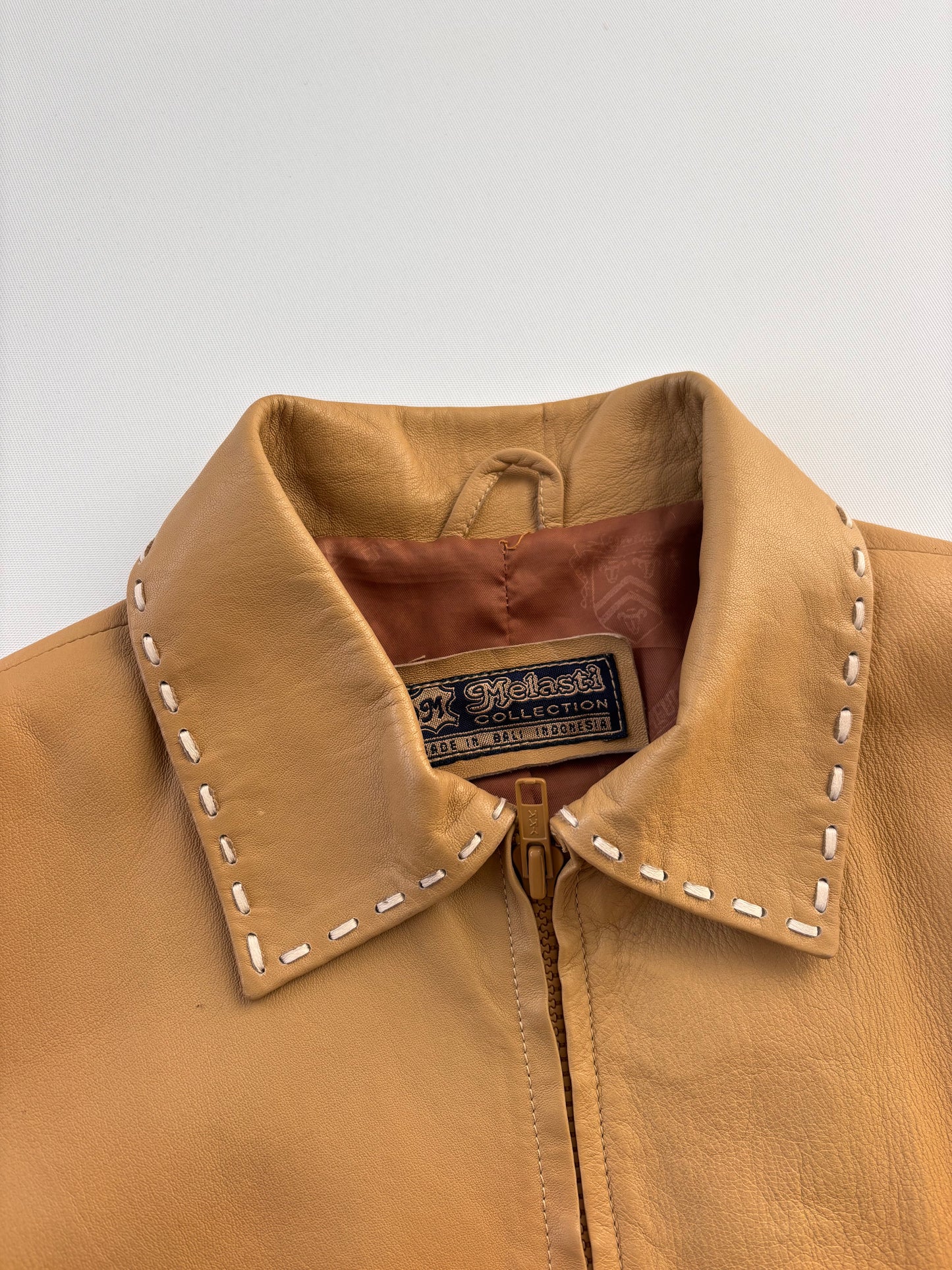 Melasti Tan Leather Jacket (6-10)
