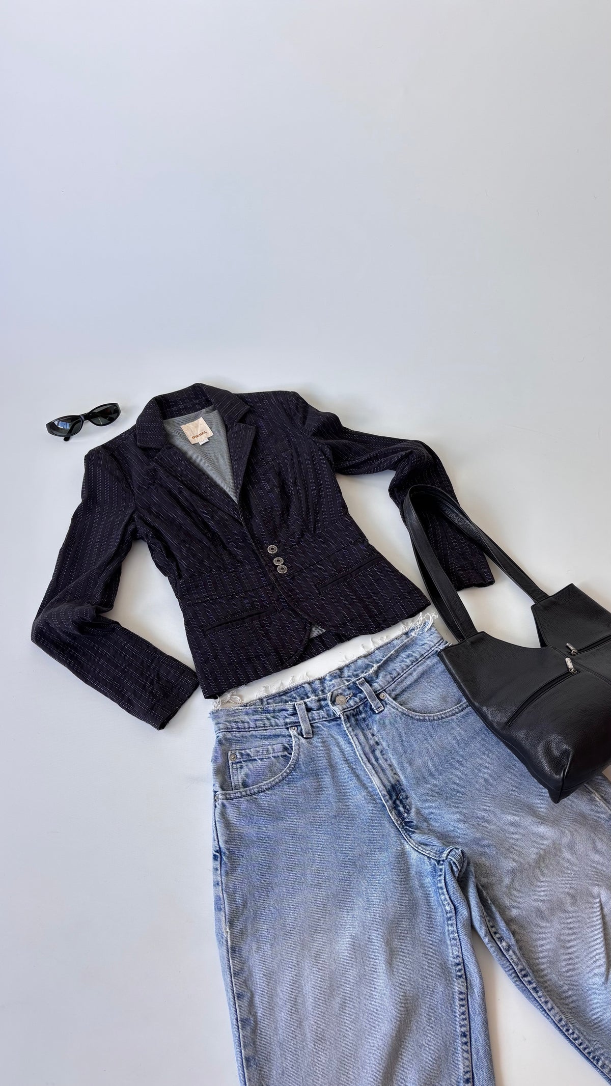 2000’s Diesel Pinstripe Blazer (6-8)