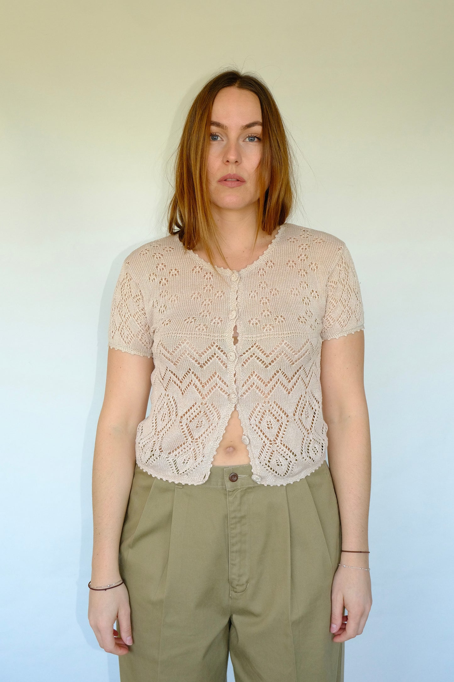 Cropped Crochet Top