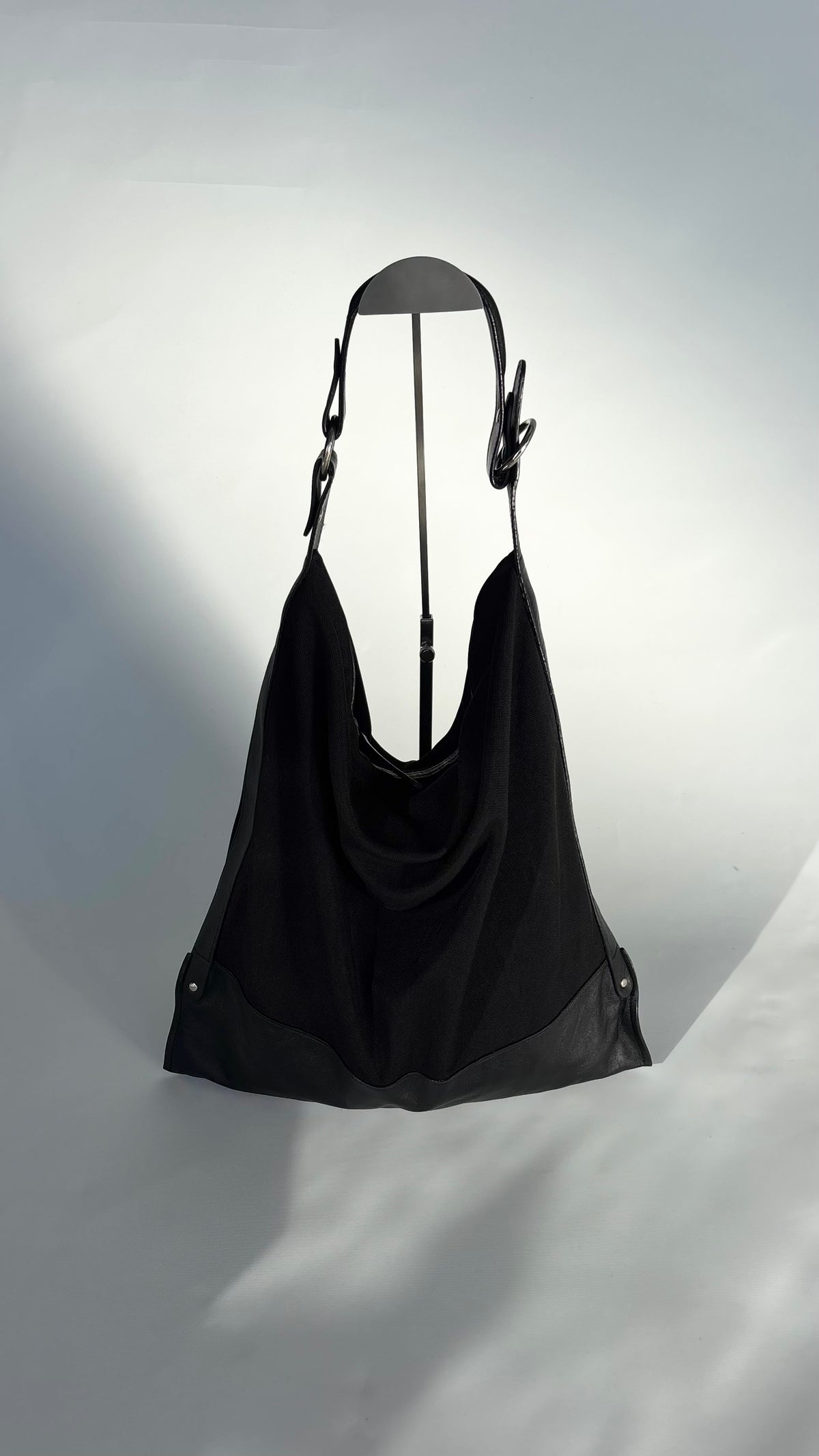 Molly N Leather Canvas Bag