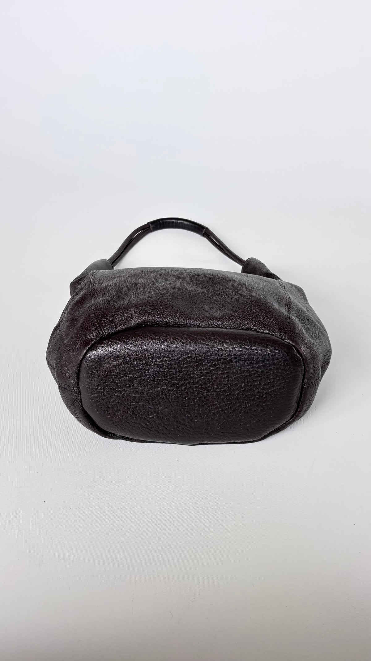 Classic Oroton Leather Bucket Bag