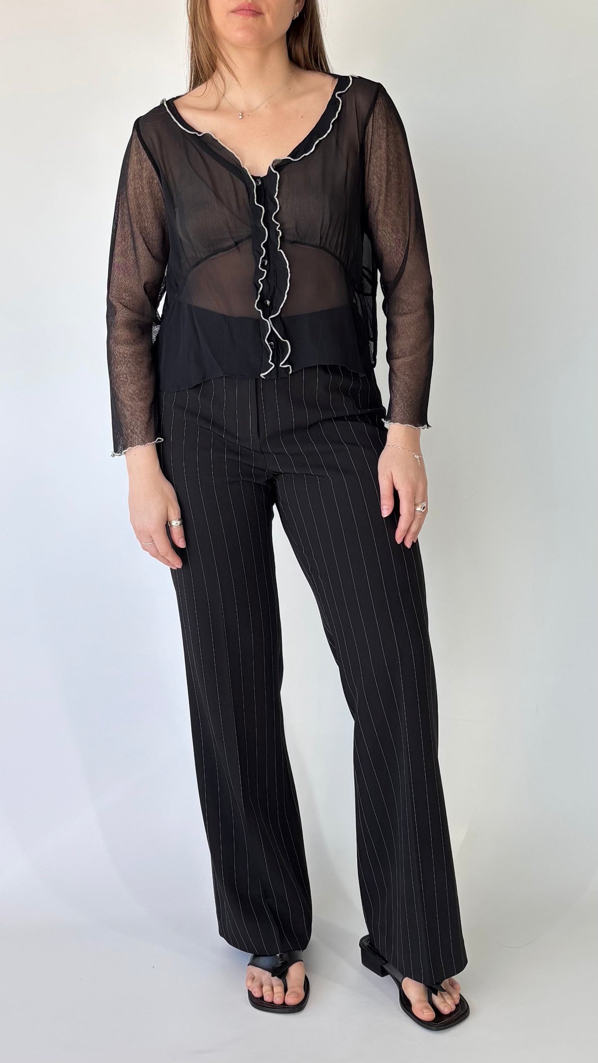 Diane Birkhardt Silk Mesh Top (14-16)