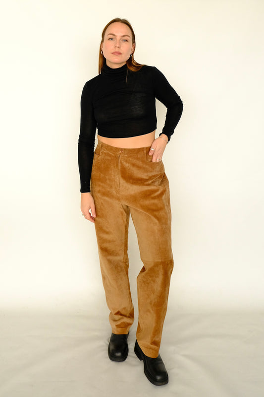 Laura Clement Suede Trousers