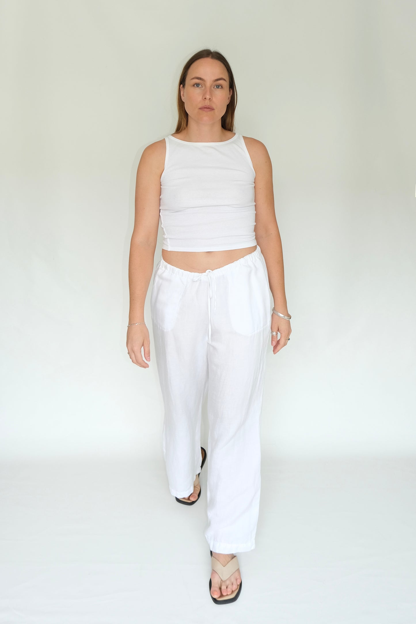 Chicos Linen Trousers