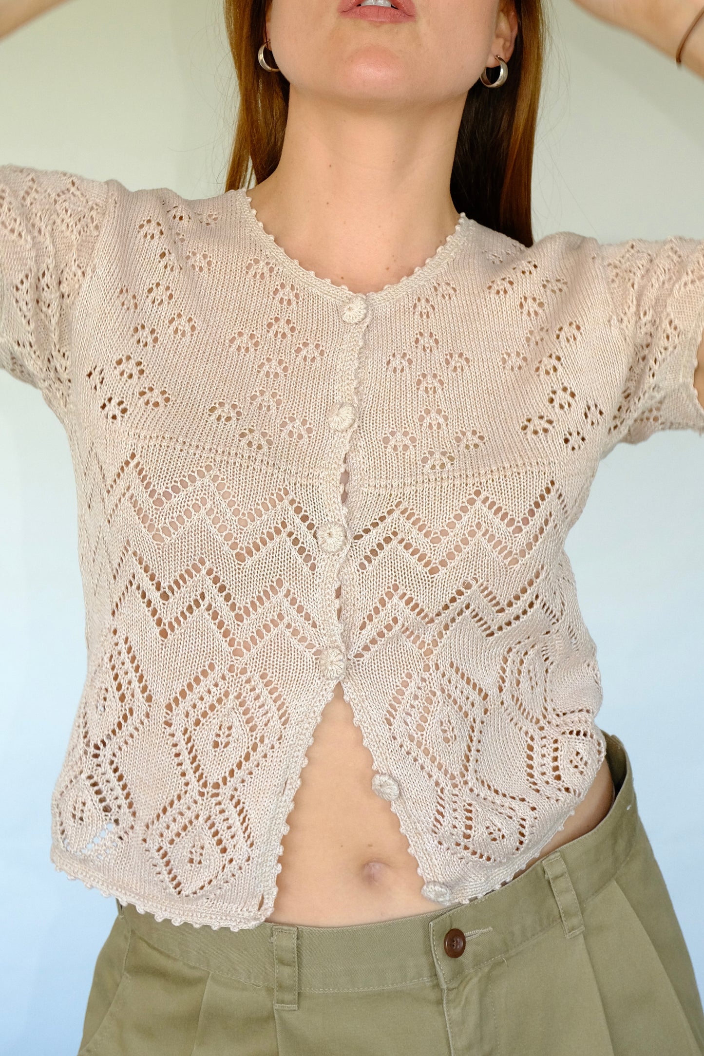 Cropped Crochet Top