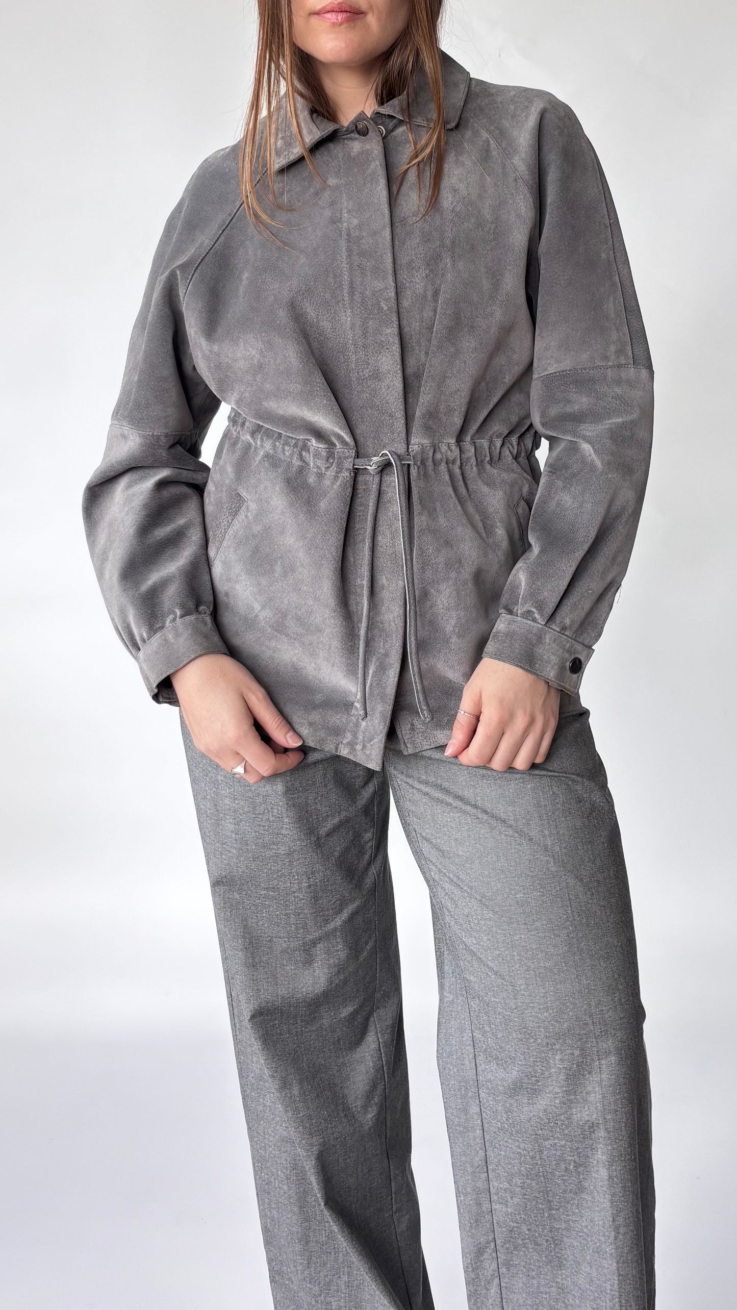 St Michael’s Suede Leather Jacket (6-10)