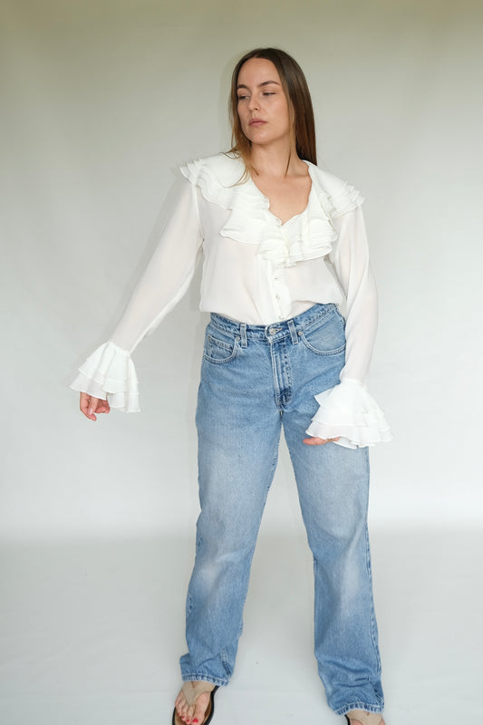 Thornton Hall Ruffle Blouse