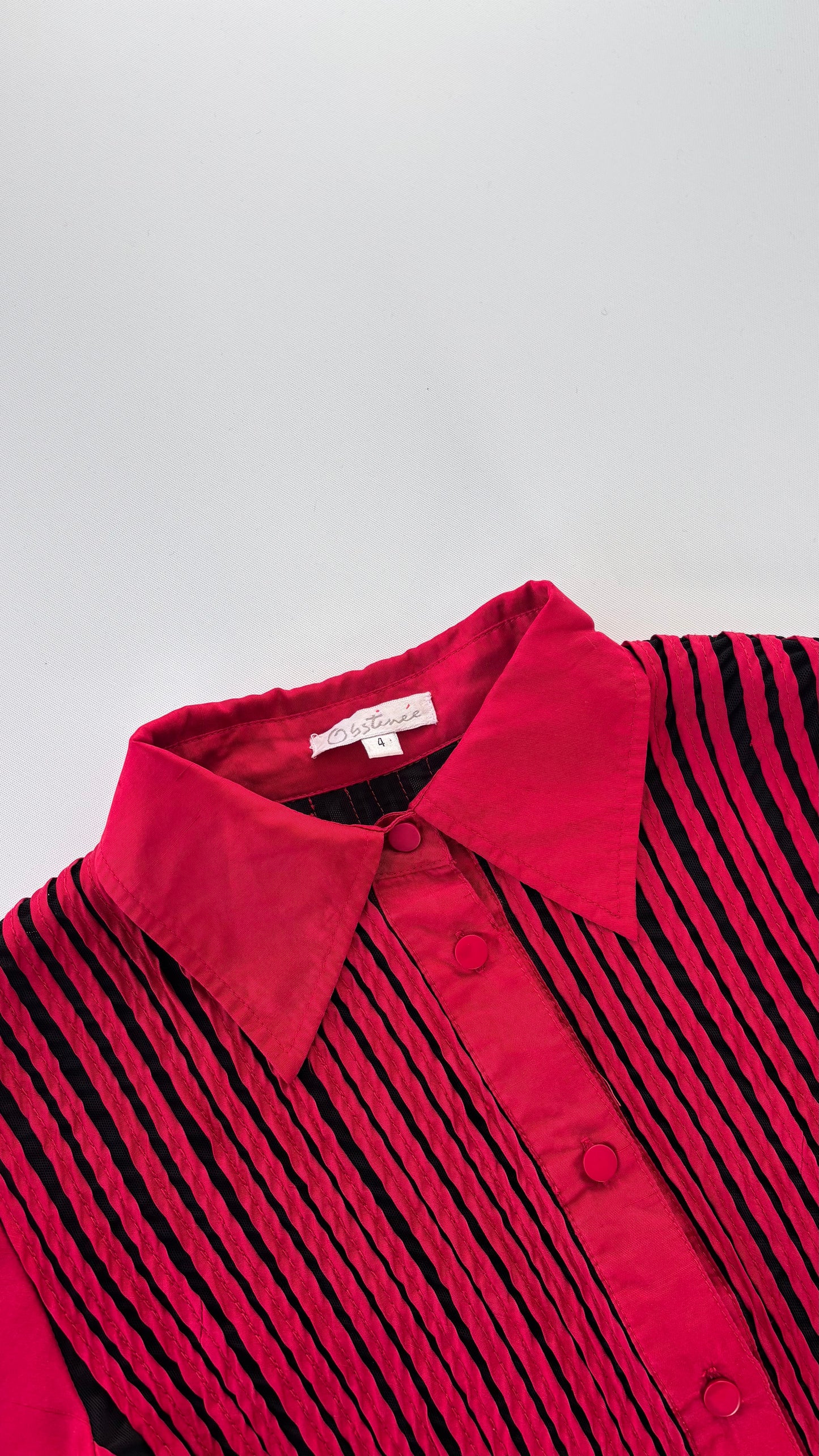 Obstinée Silk Ribboned Mesh Shirt (6-8)