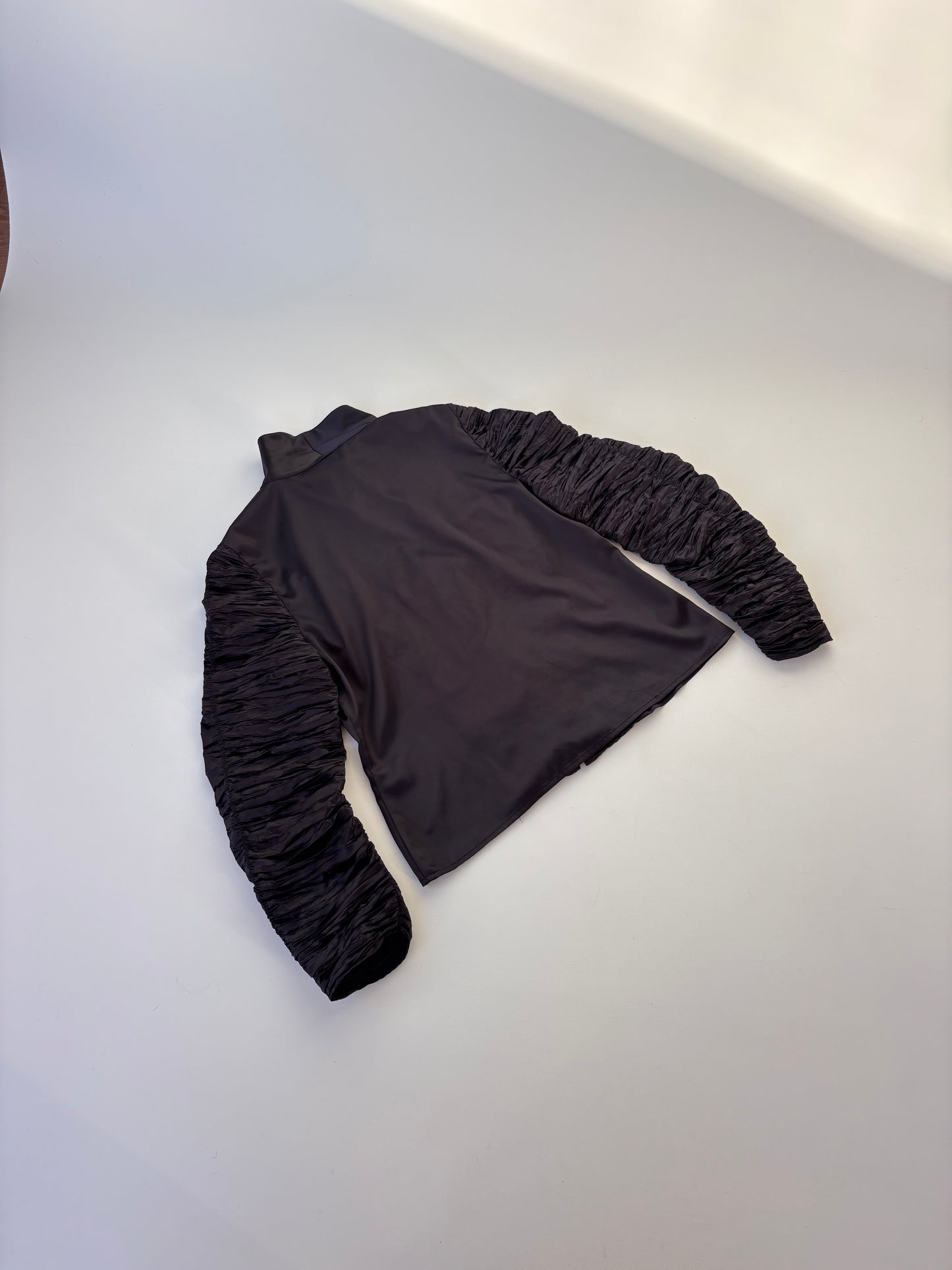 L ‘Officiel Ruched Satin Jacket