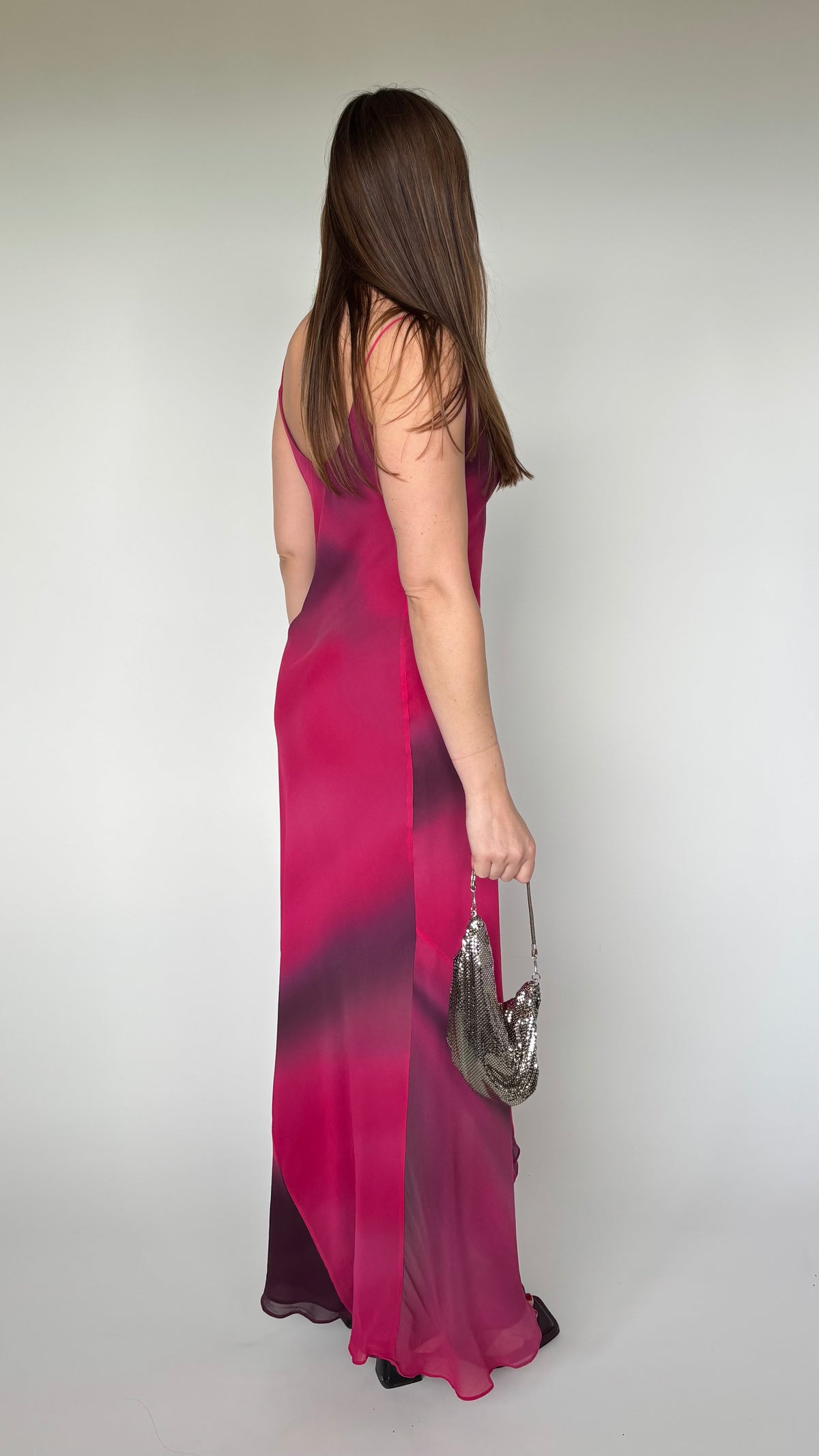 Monsoon Silk Bias Dress (8-10)
