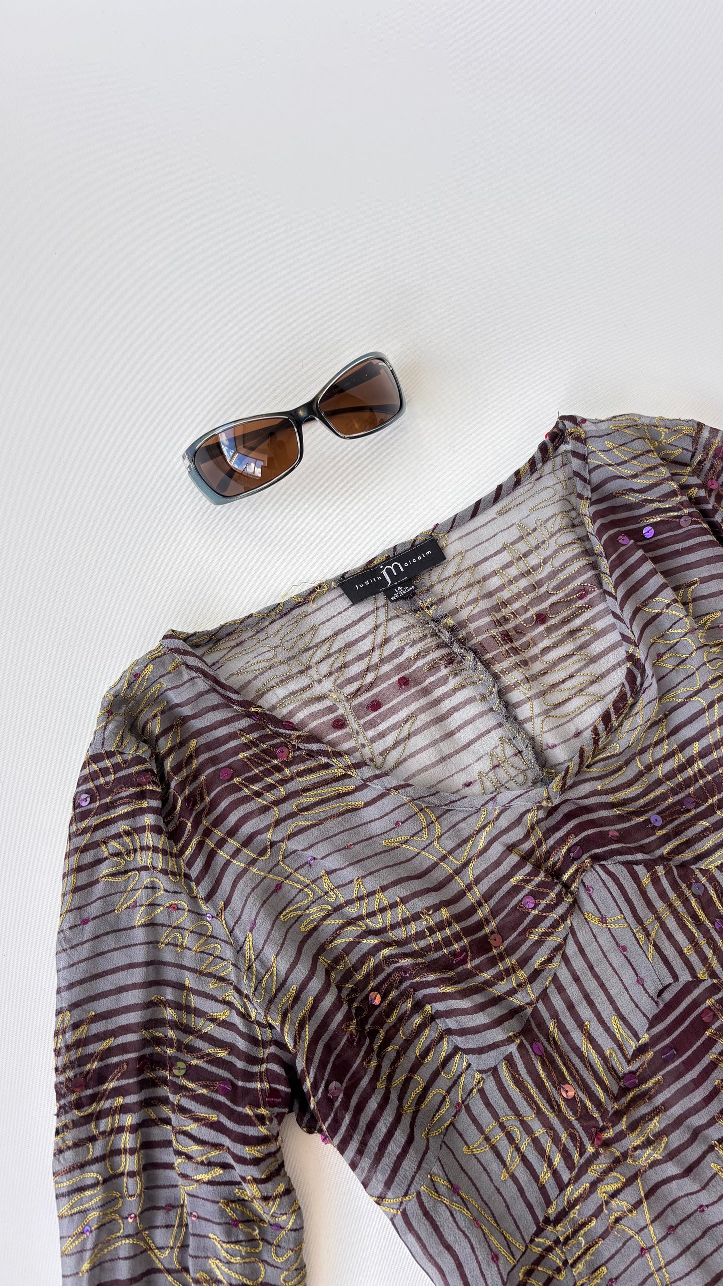 Judith Malcolm Silk Top (14-16)