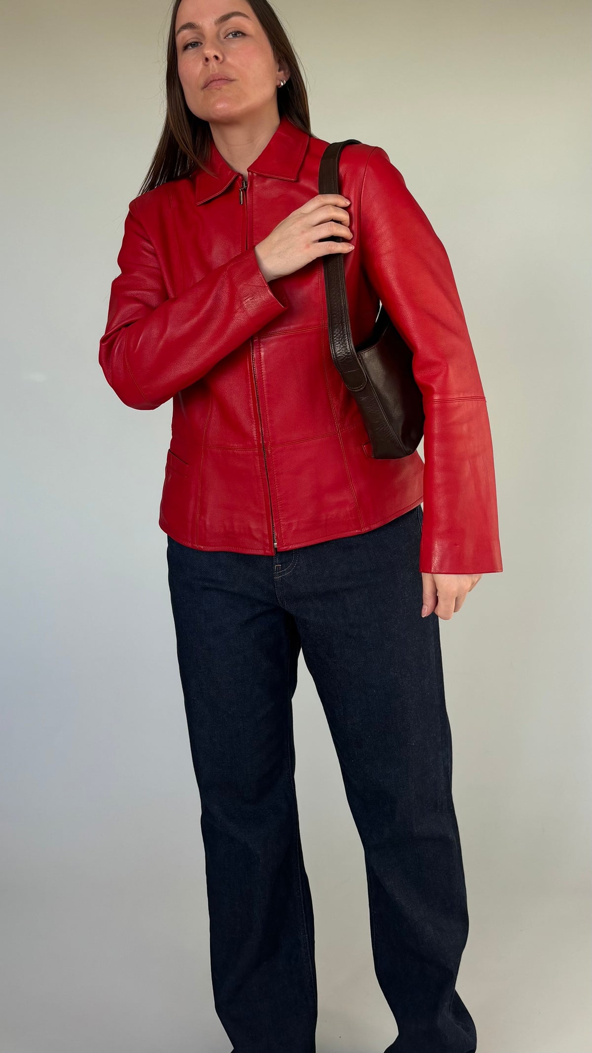 Calezano Leather Jacket (8-10)