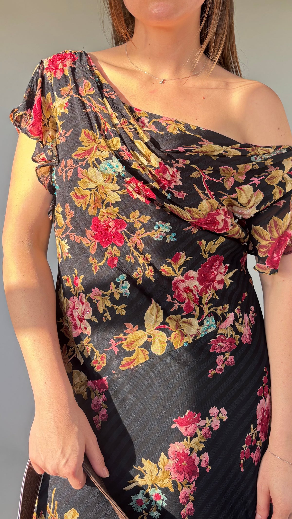 Paradise NY Beaded Bias Dress