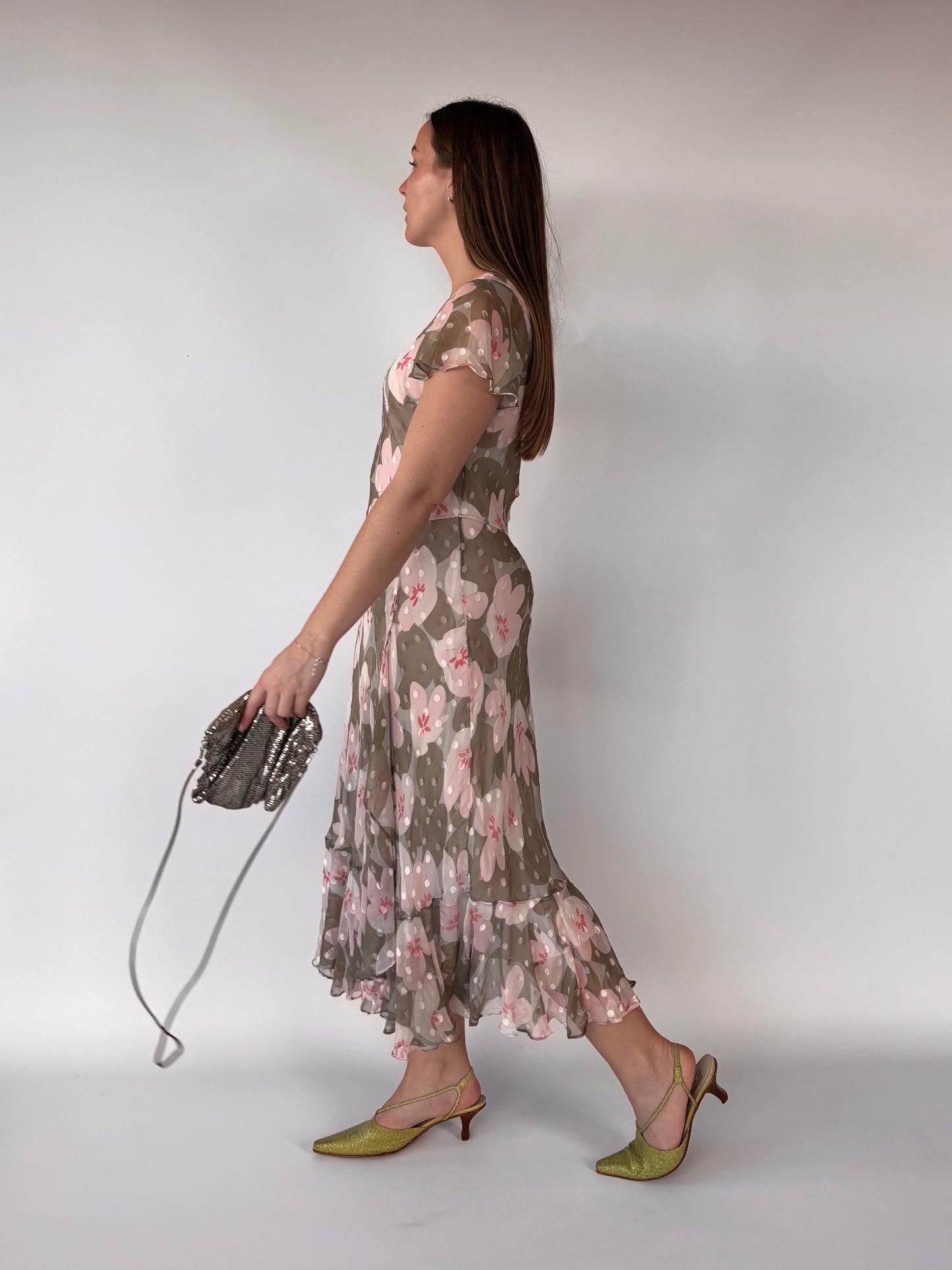 Fenn Wright Manson Silk Floral Dress (10-12)