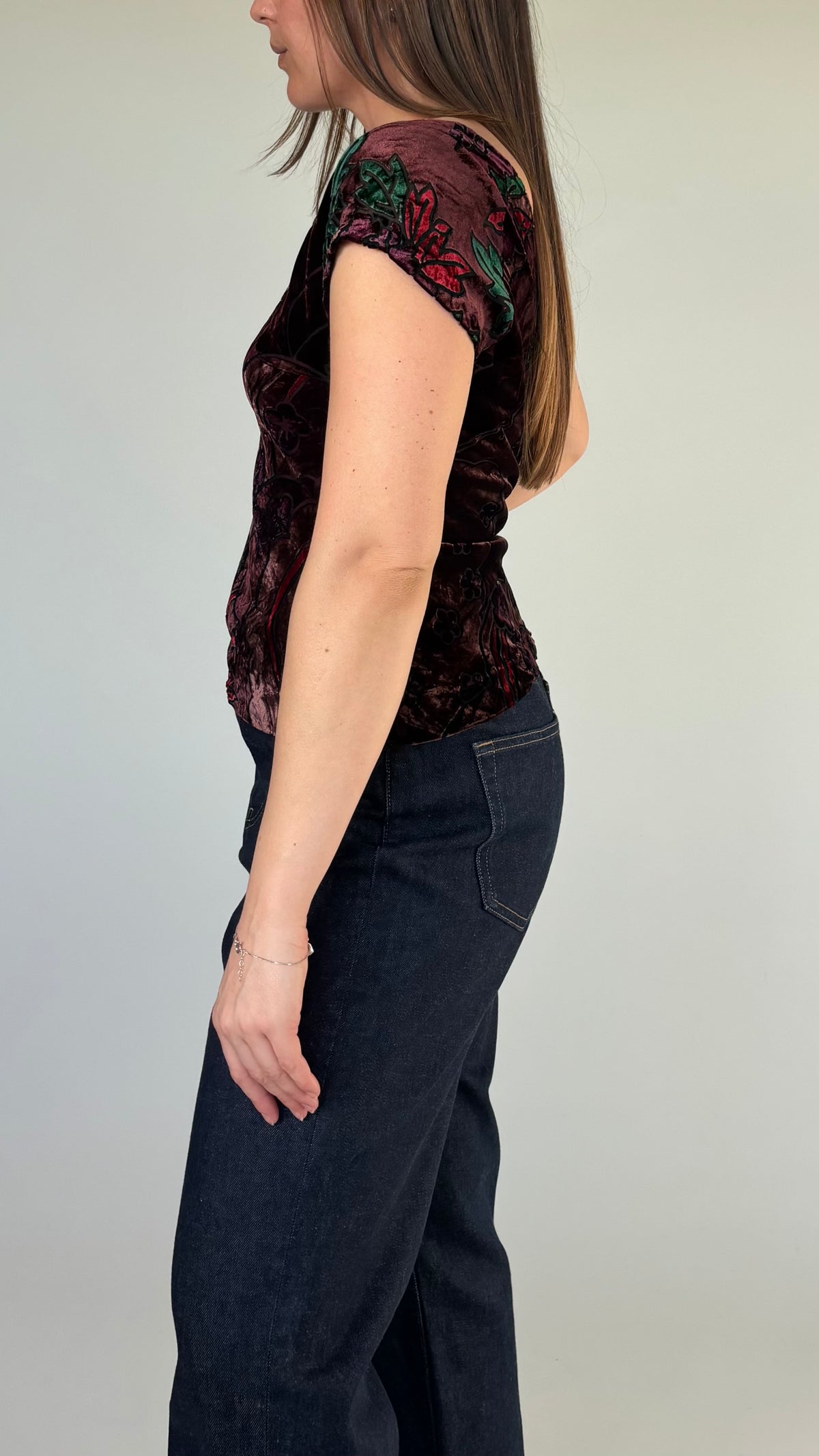 East Silk Velvet Top (10-12)