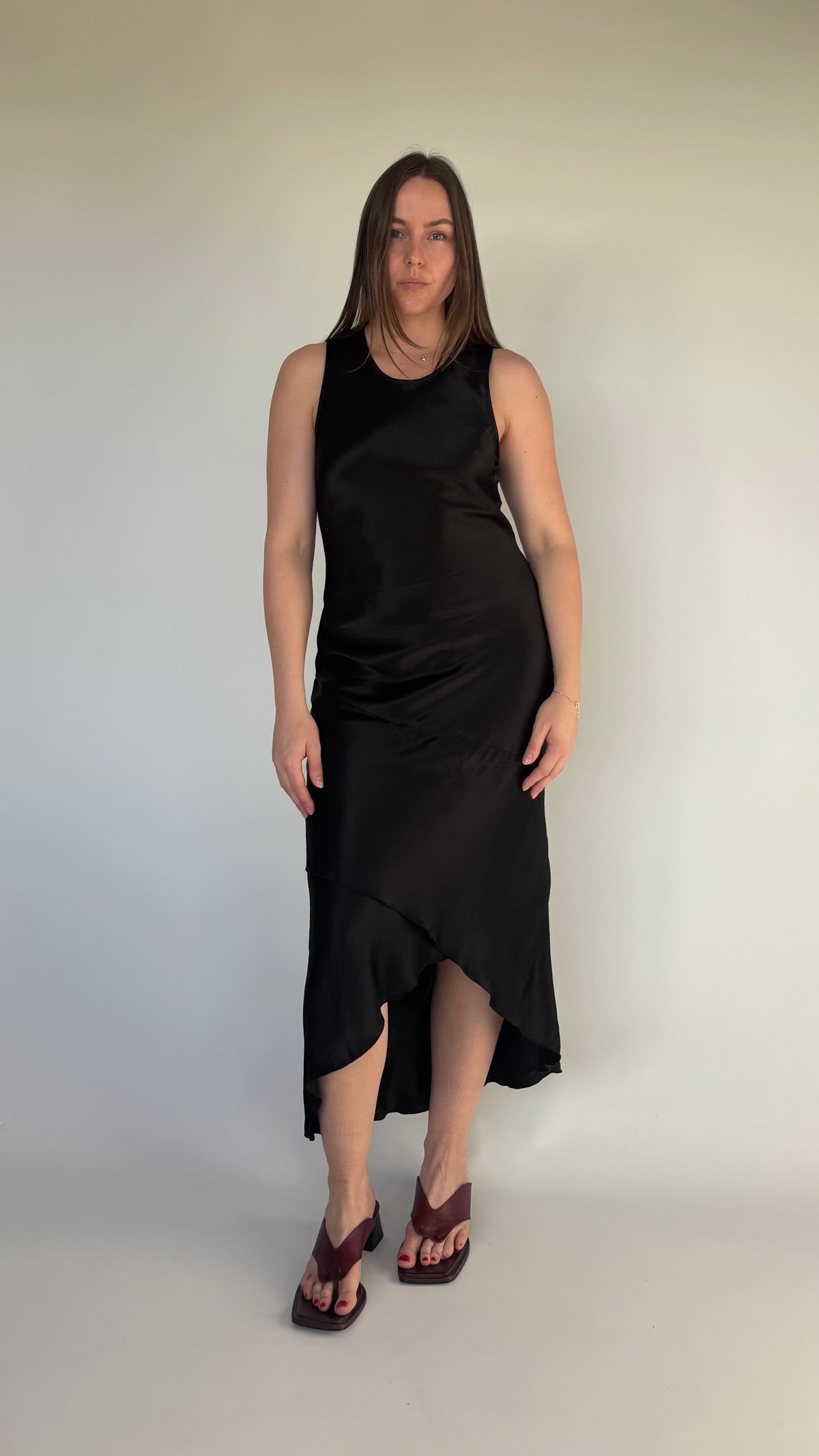 Per Una Satin Bias Dress