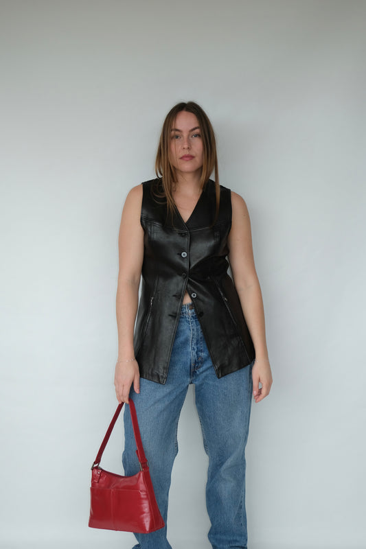 Absolu Leather Vest