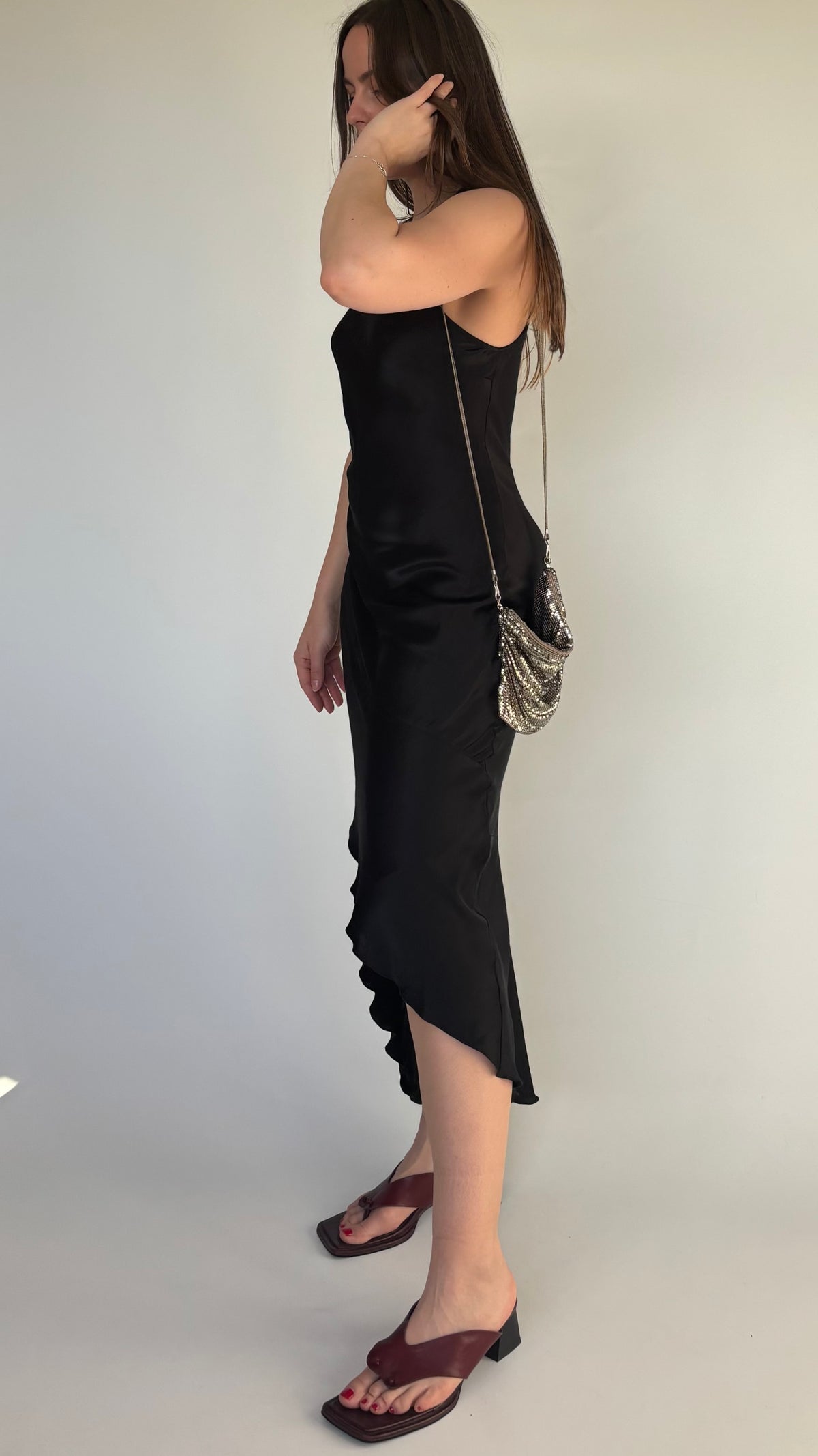 Per Una Satin Bias Dress